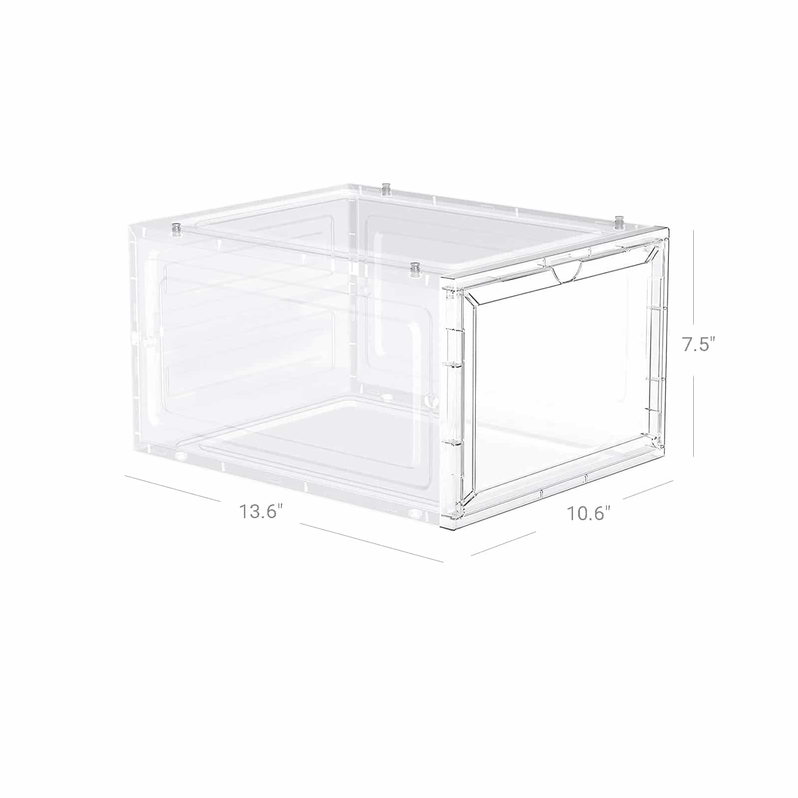 Schuhboxen weiß-LSP032W06