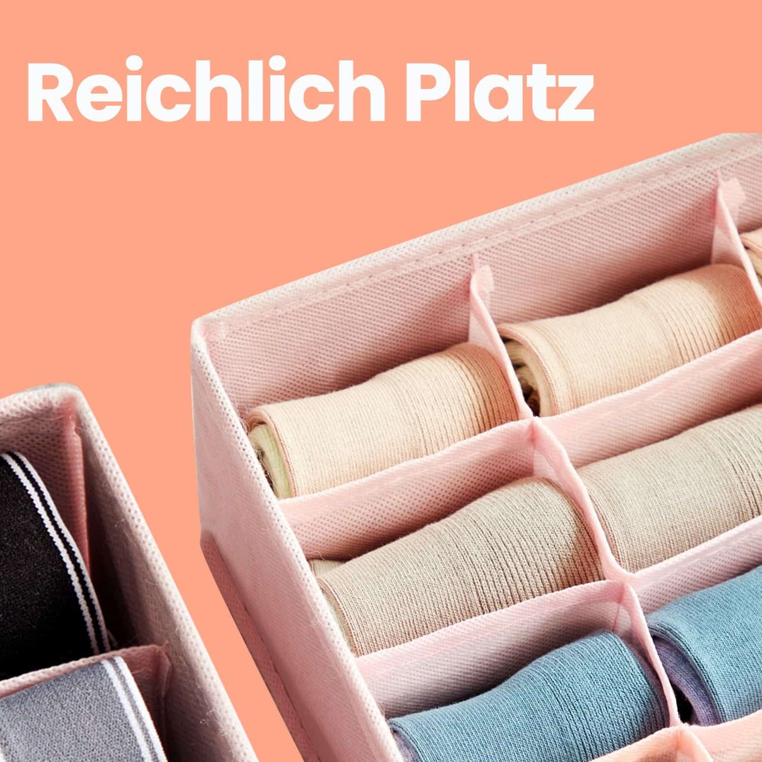 Unterwäsche-Organizer für BHs rosa Unterwäsche-Organizer für BHs rosa