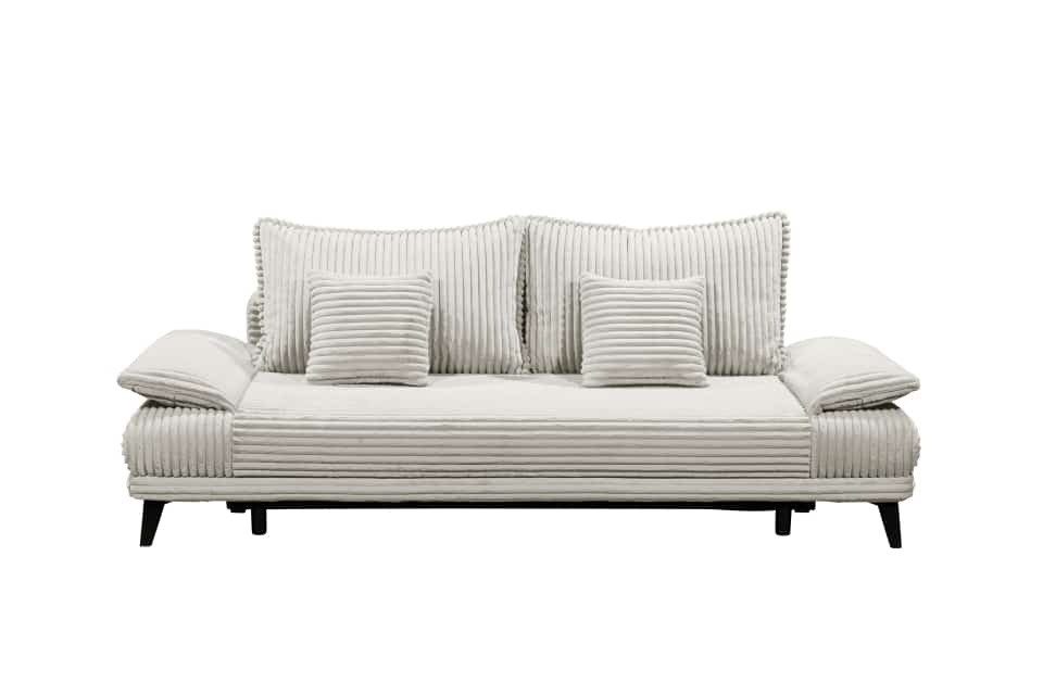 Carla-Lux-3DL_Ambience-16-silver_fontal-1 Stilvoll Schlafen: Ed Exciting Design Sofa Carla - Silbernes Ambience Cord Highlight