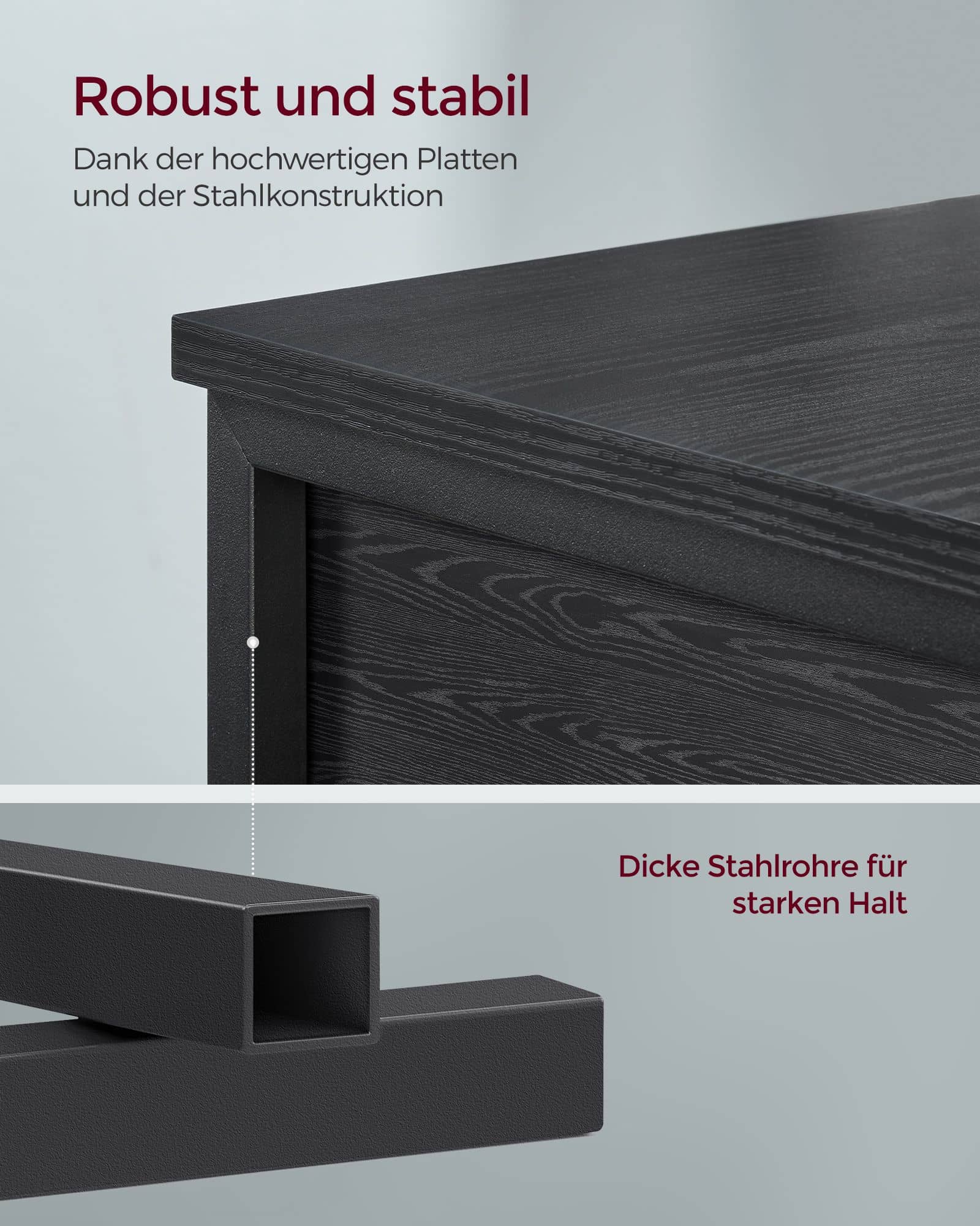 Nachttisch mit einer Schublade und 2 offenen Fächern Nachttisch mit einer Schublade und 2 offenen Fächern