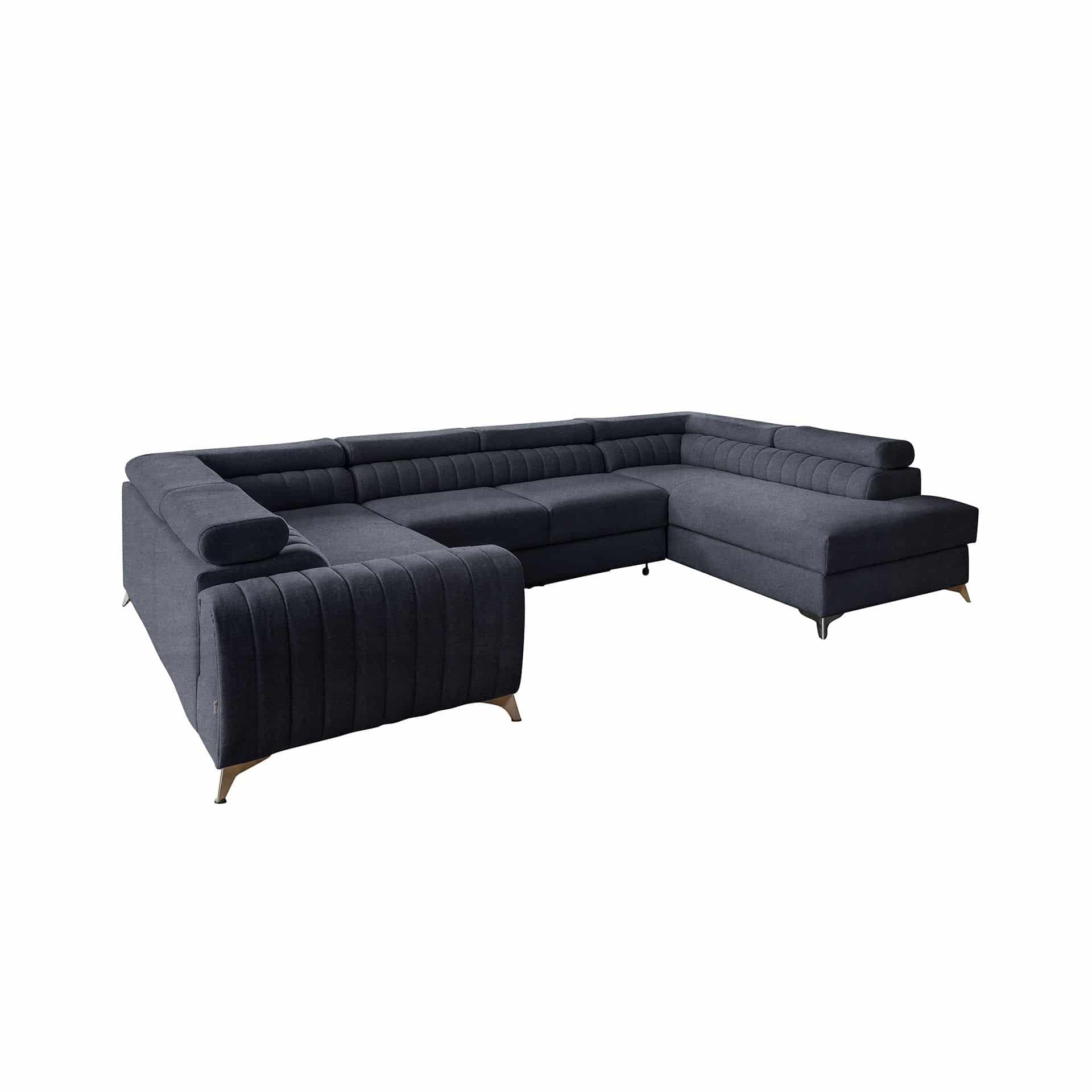 Louis Wohnlandschaft mit Schlaffunktion & Bettkasten - Poco-Stoff Louis Wohnlandschaft mit Schlaffunktion & Bettkasten - Poco-Stoff