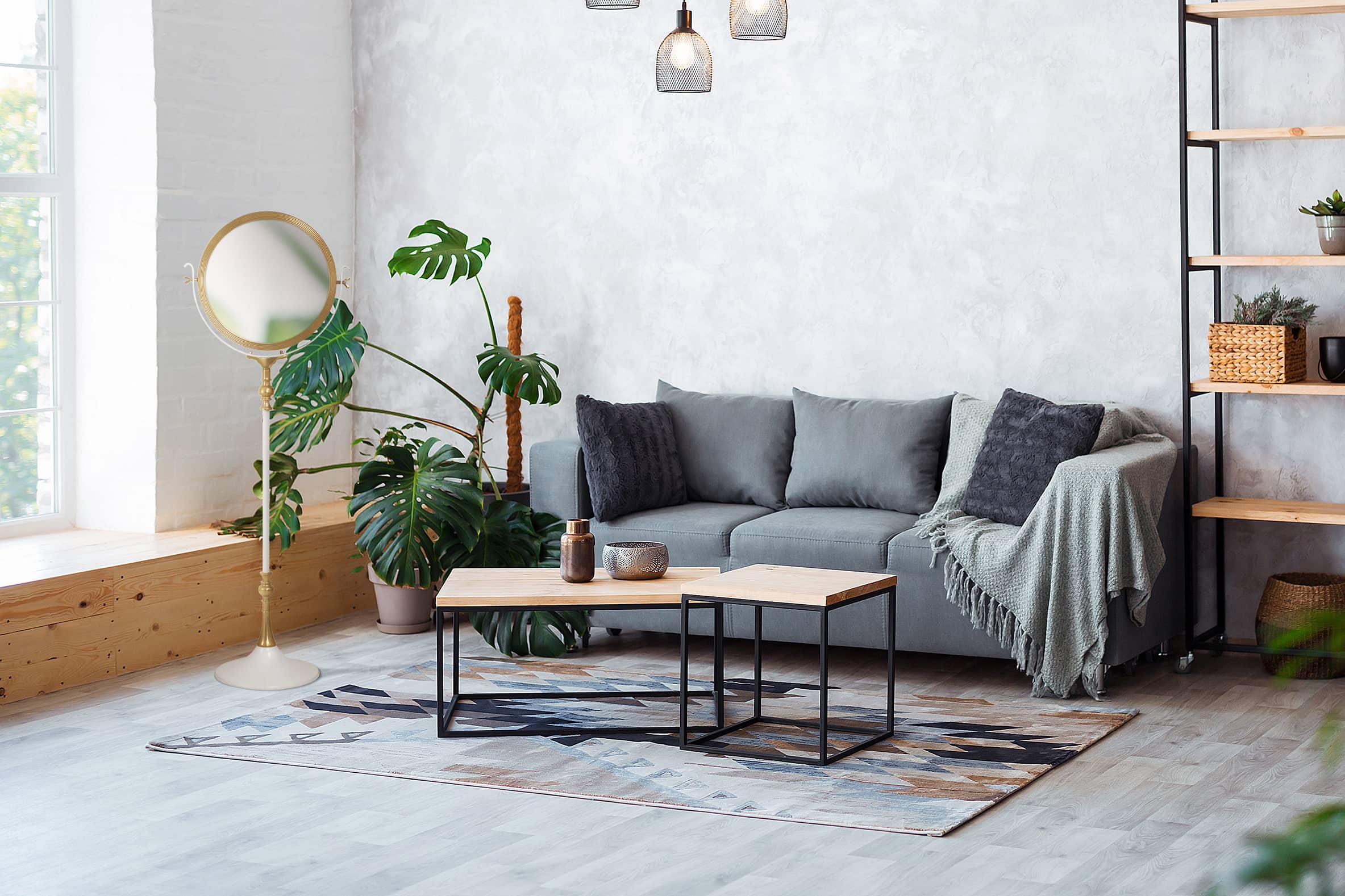 Standspiegel Eleganca 125 Weiß Standspiegel Eleganca 125 Weiß