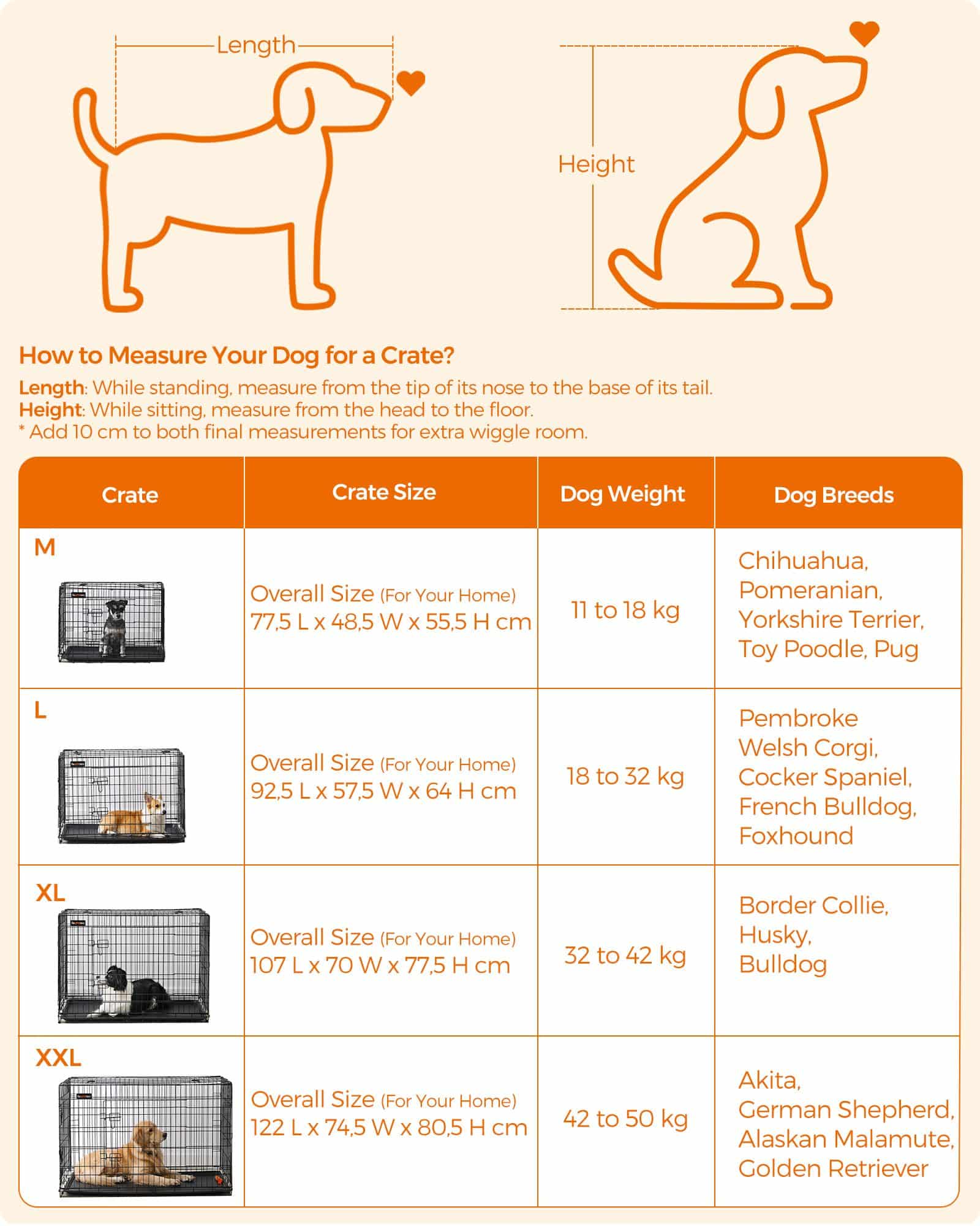 Hundekäfig L mit 2 Türen-PPD36H Hundekäfig L mit 2 Türen-PPD36H