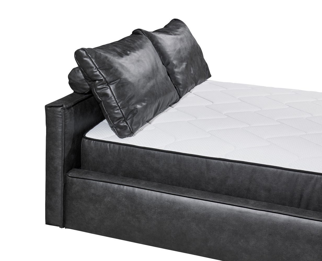 ED Exciting Design Boxbett Sintra 180x200 Anthrazit | Mikrofaser Taurus ED Exciting Design Boxbett Sintra 180x200 Anthrazit | Mikrofaser Taurus