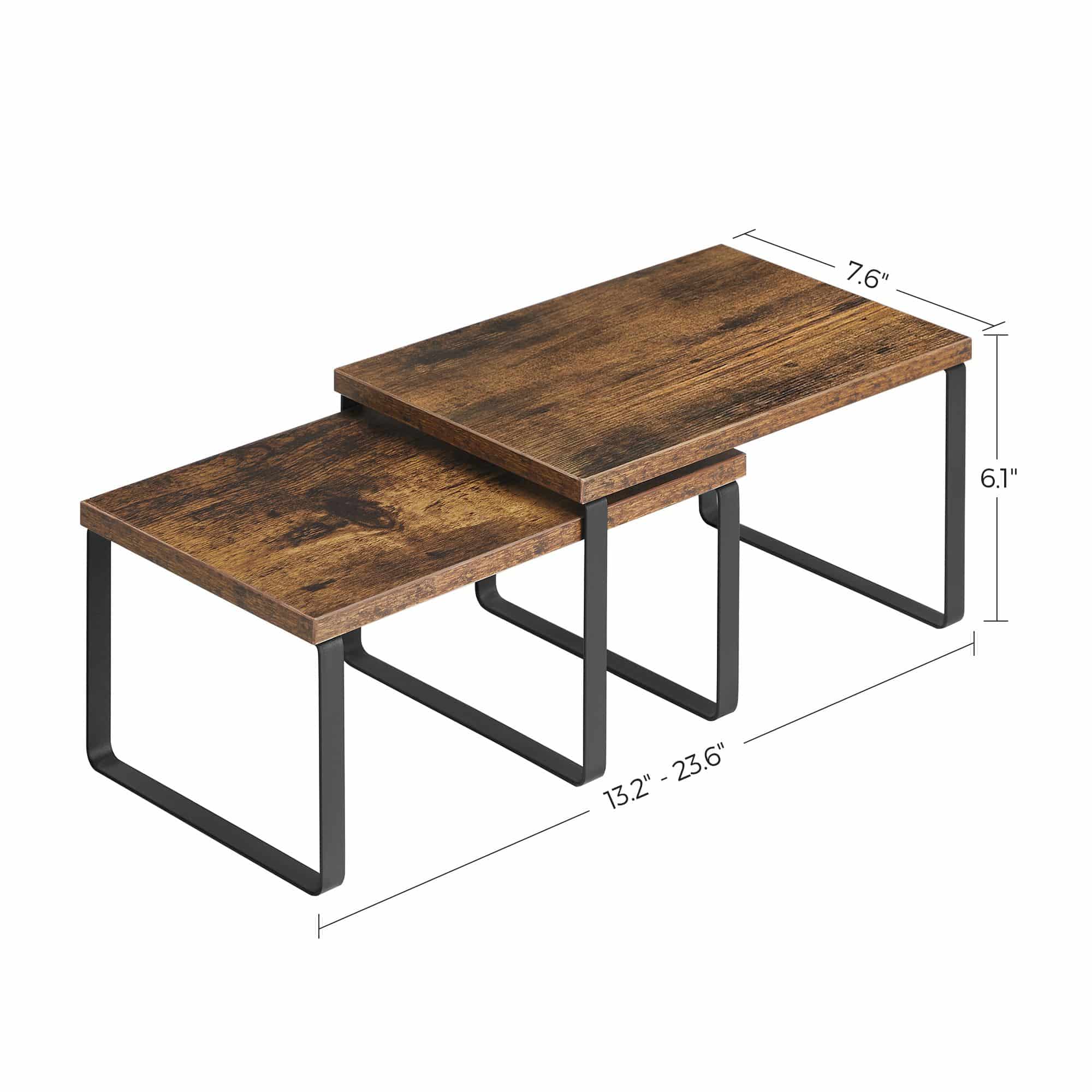 Gewürzregale 2er Set Vintagebraun-Schwarz-KCS020X01 Gewürzregale 2er Set Vintagebraun-Schwarz-KCS020X01