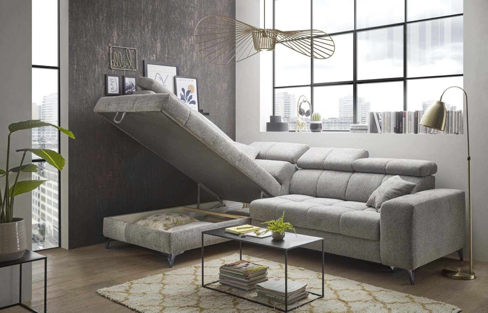 Ecksofa mit Schlaffunktion Sydney - ED Exciting Design Ecksofa mit Schlaffunktion Sydney - ED Exciting Design