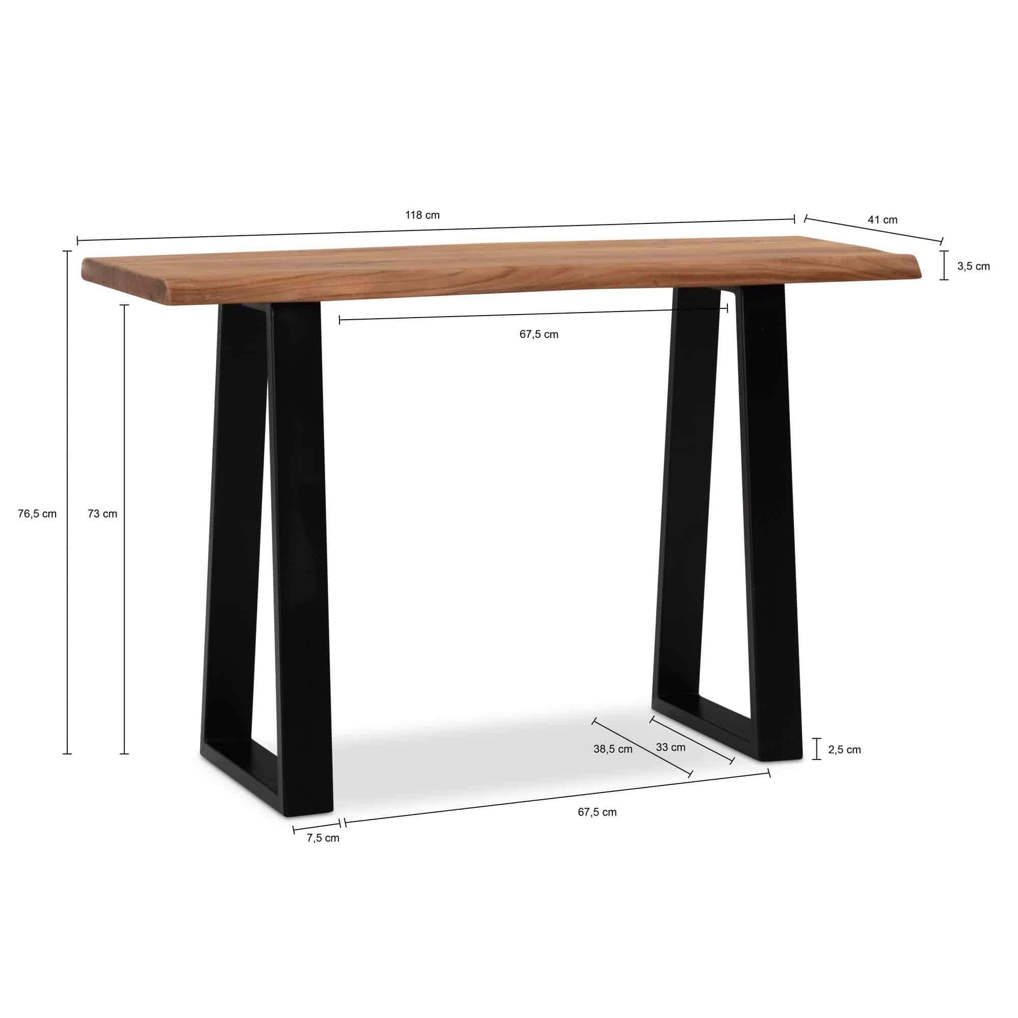 Schreibtisch 118x41x76 Schreibtisch 118x41x76