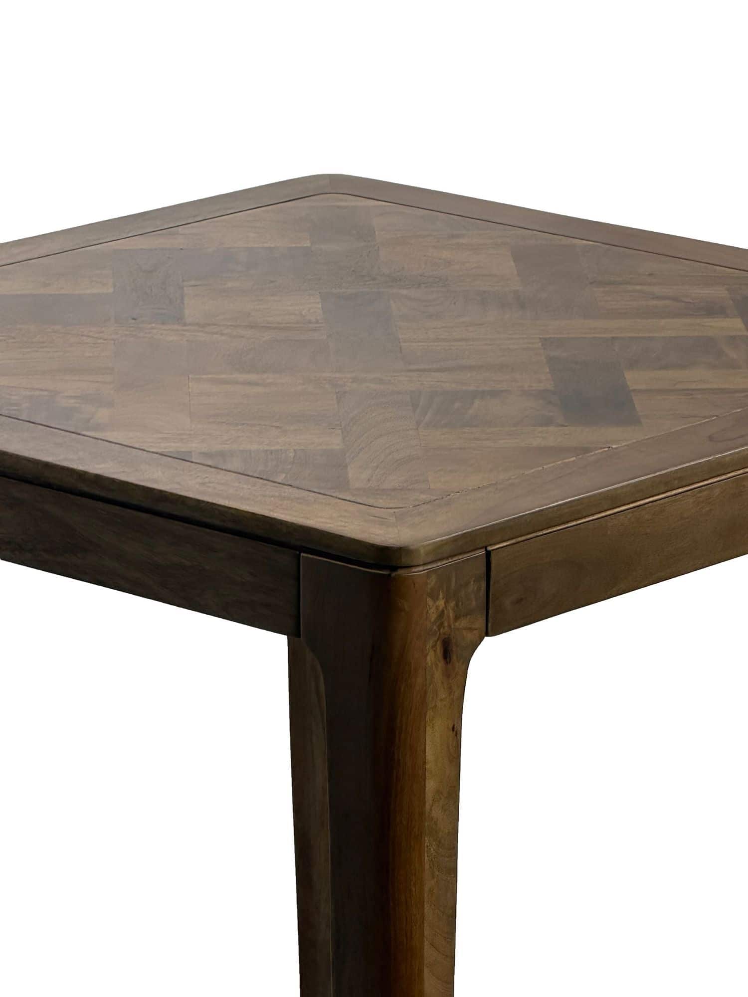 Esstisch Massivholz Mango 80x80 cm Walnuss-Finish - Quadratischer Esszimmertisch Holz - Küchentisch modern für 4 Personen - Stabiler Holztisch - Tisch für Esszimmer Bistrotisch Handmade Esstisch Massivholz Mango 80x80 cm Walnuss-Finish - Quadratischer Esszimmertisch Holz - Küchentisch modern für 4 Personen - Stabiler Holztisch - Tisch für Esszimmer Bistrotisch Handmade