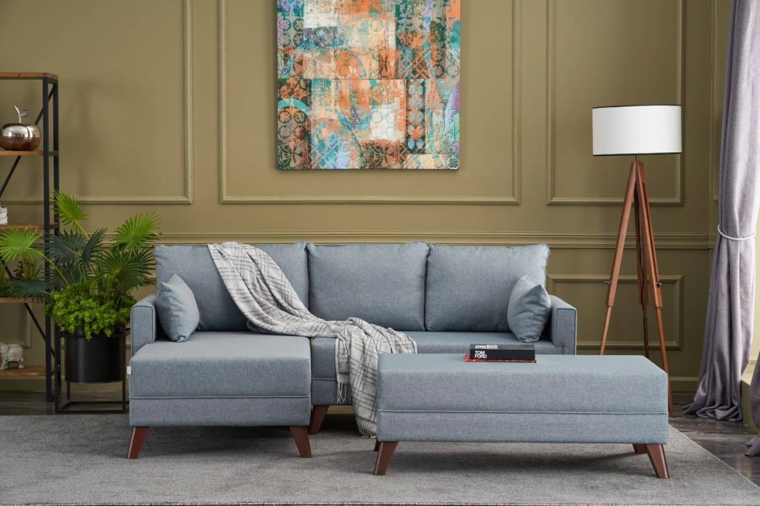 Kleines Bella Ecksofa mit Hocker – Die perfekte Lösung für kleine Räume Kleines Bella Ecksofa mit Hocker – Die perfekte Lösung für kleine Räume