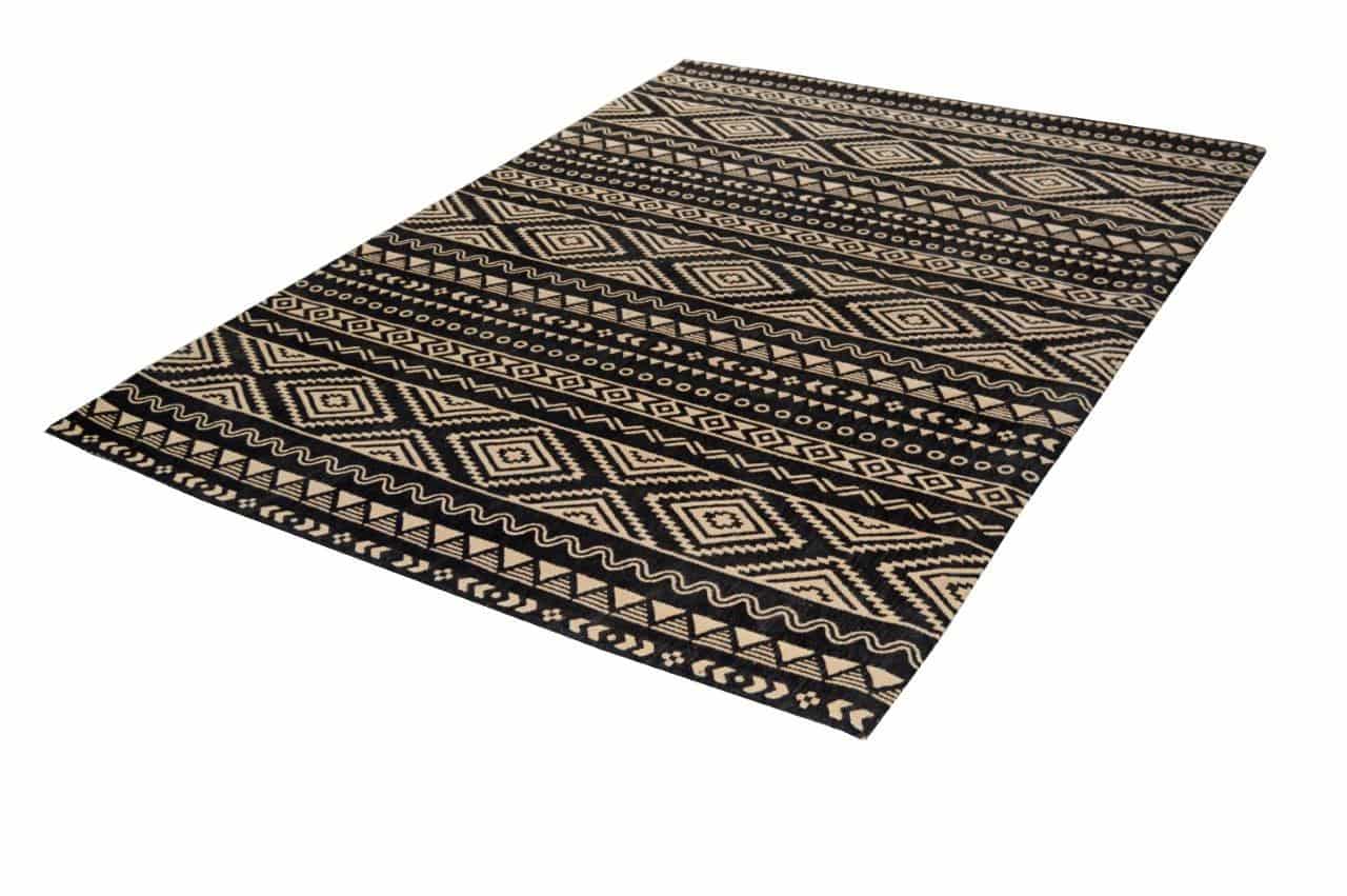 Scandy 110 Schwarz / Naturell 120cm x 170cm