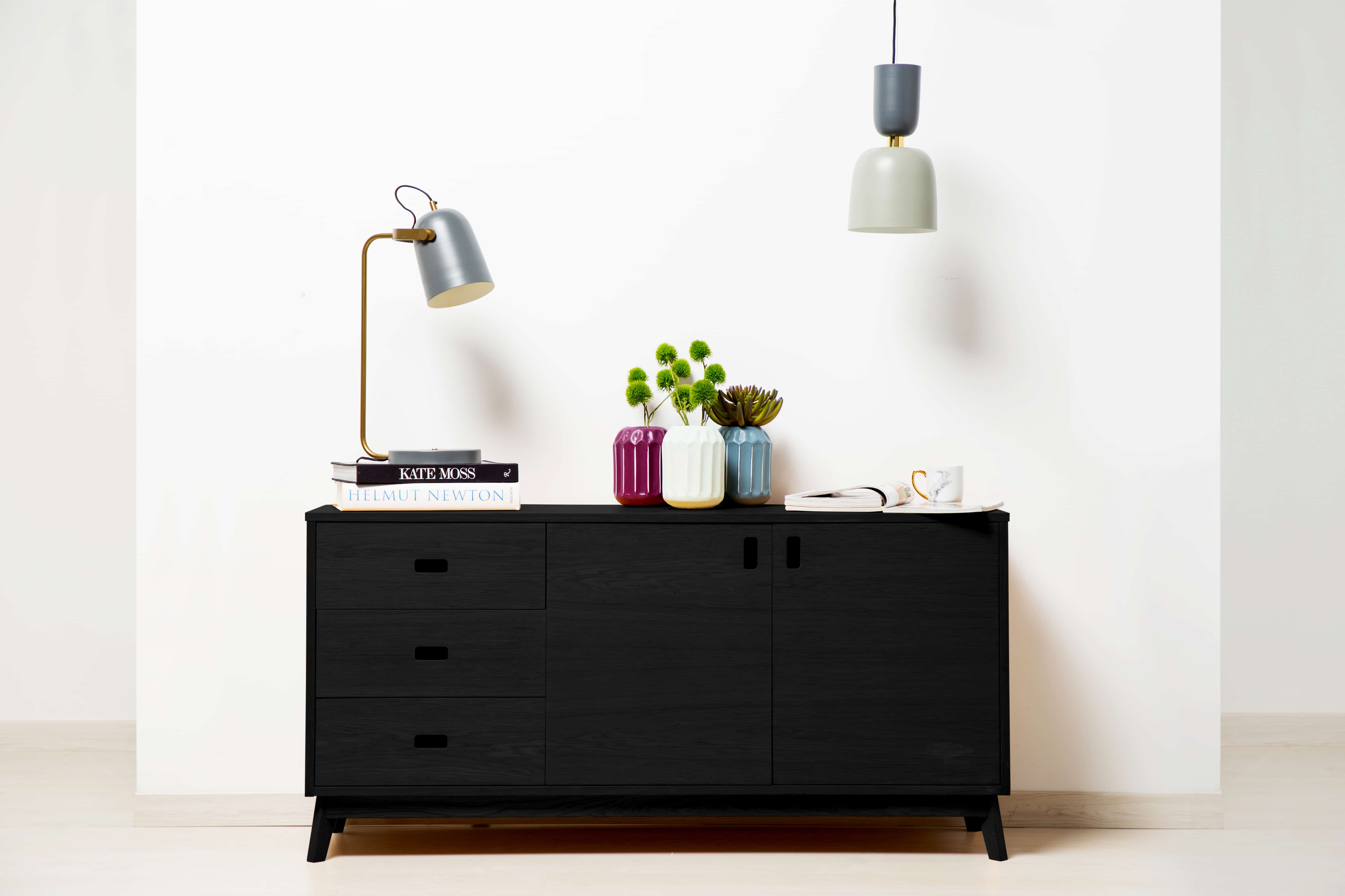 Tischlampe Caroline 487 Grau Tischlampe Caroline 487 Grau