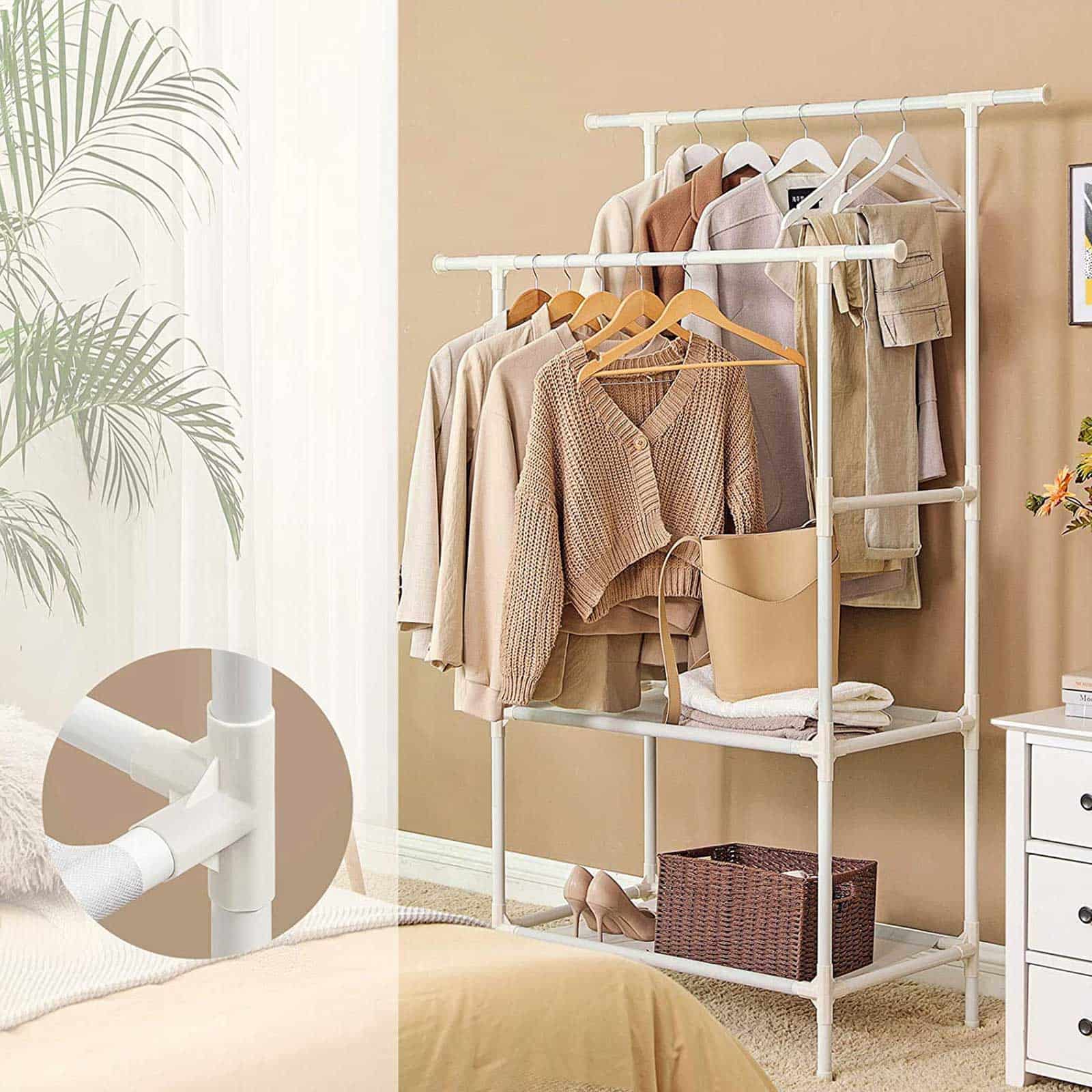 Kleiderständer-B34RDR02WT Kleiderständer-B34RDR02WT