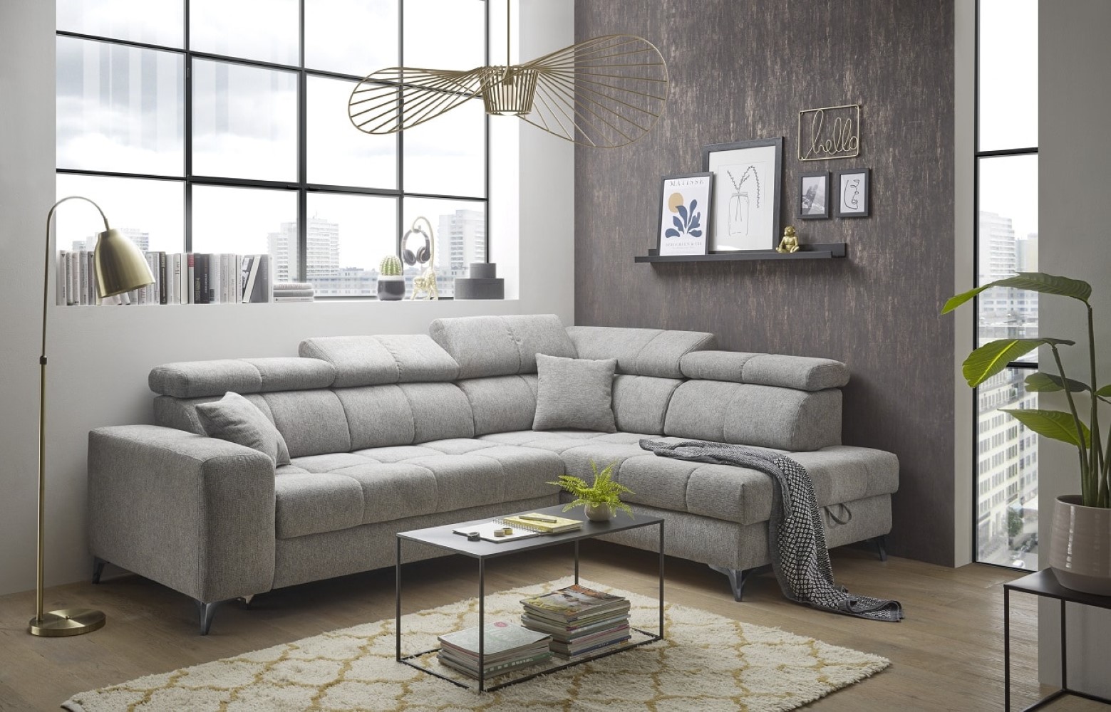 Ecksofa mit Schlaffunktion Sydney – ED Exciting Design