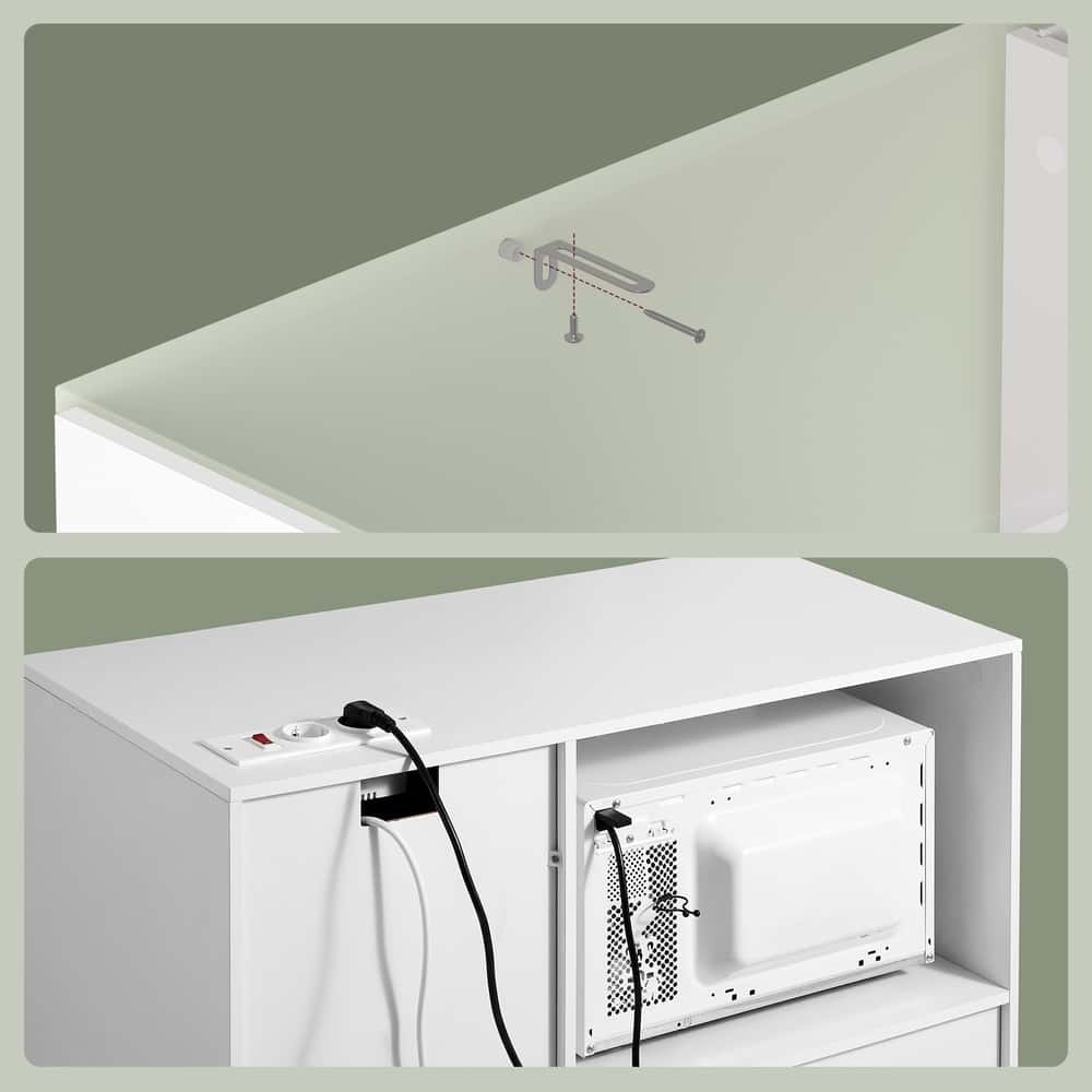 Mehrzweckschrank, Küchenregal, mit Türen