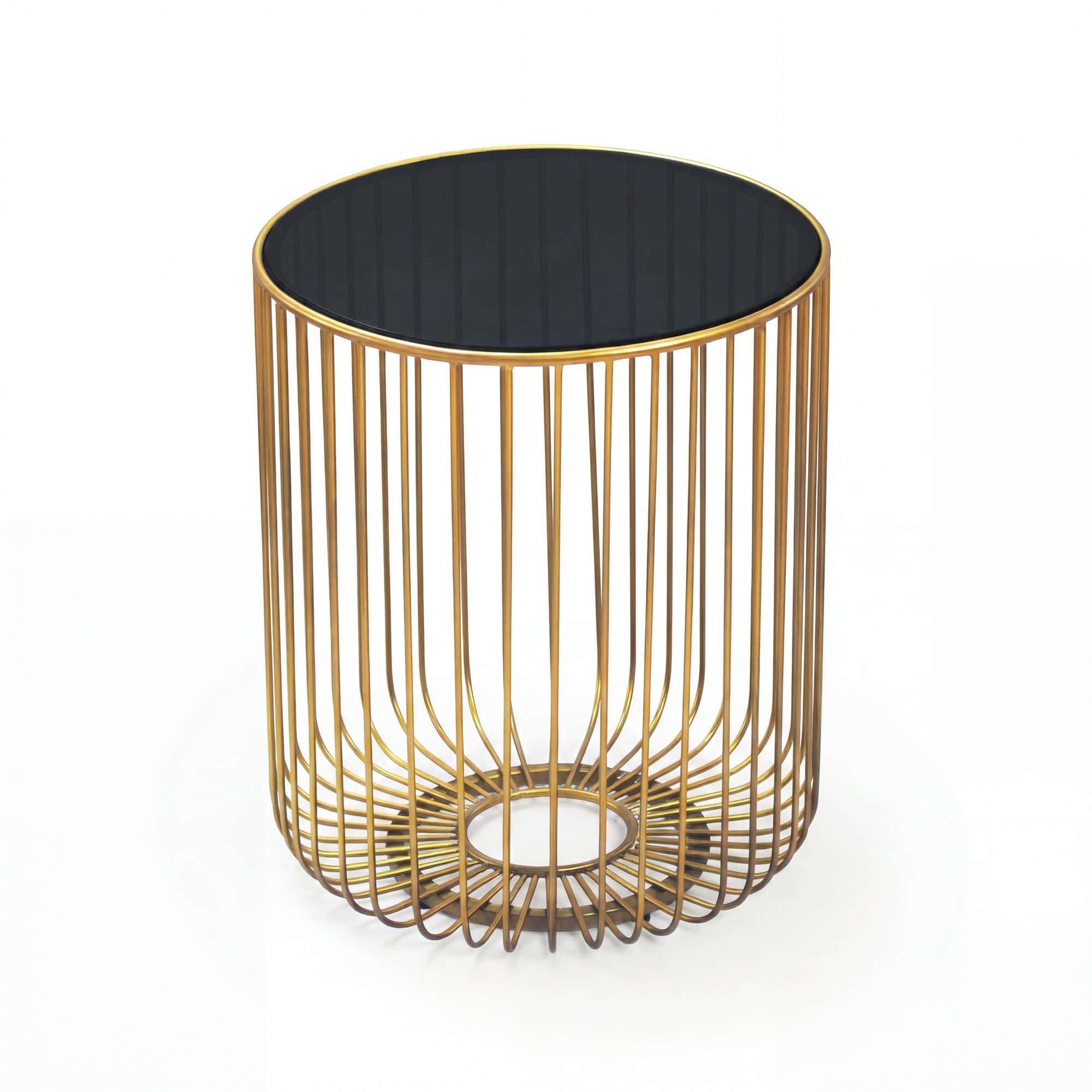 Beistelltisch Glas Metall 40cm Gold Rund - Moderner Anstelltisch - Design Sofatisch Couchtisch Drahtkorb - Loungetisch mit Gittergestel - Runder Wohnzimmertisch Klein Handmade Beistelltisch Glas Metall 40cm Gold Rund - Moderner Anstelltisch - Design Sofatisch Couchtisch Drahtkorb - Loungetisch mit Gittergestel - Runder Wohnzimmertisch Klein Handmade