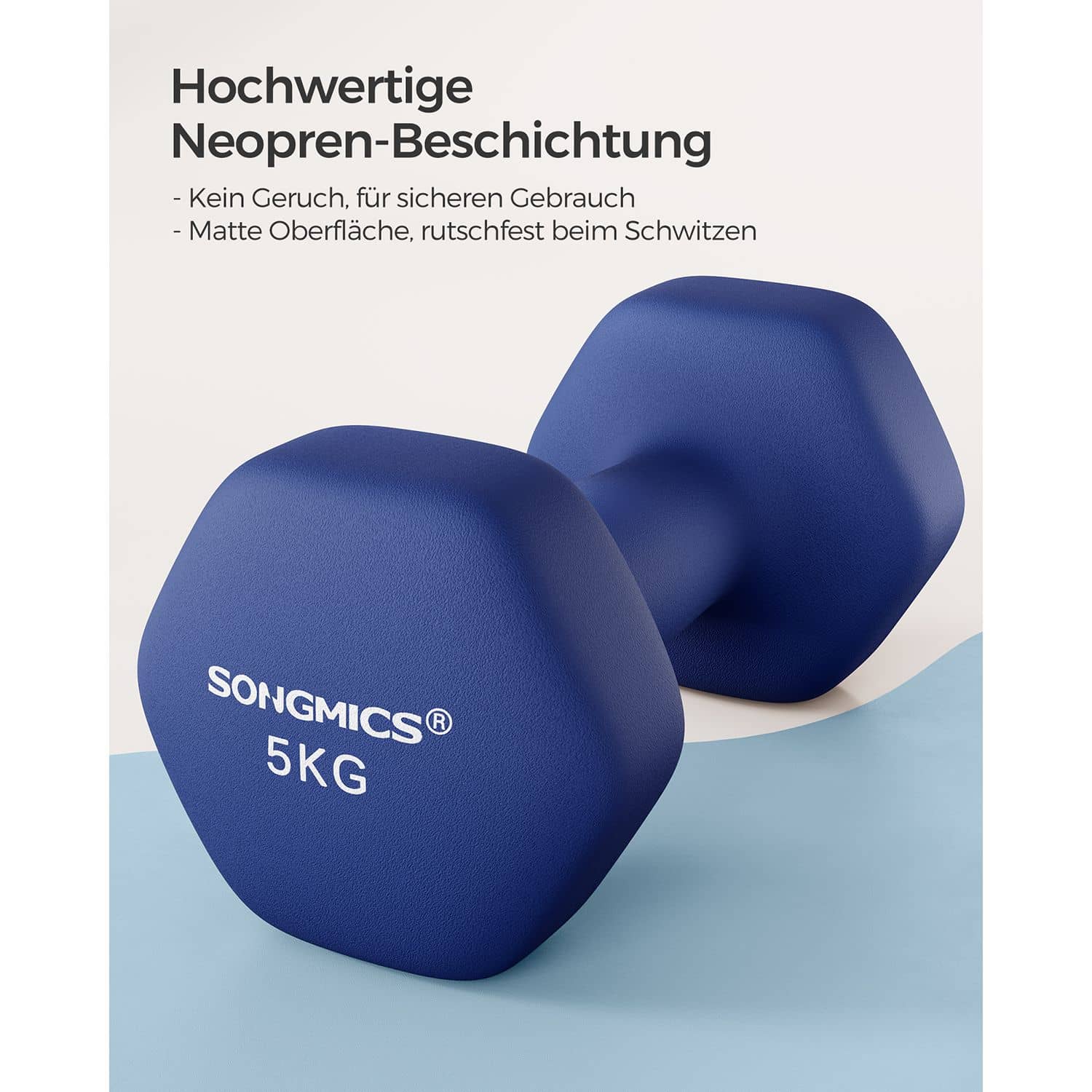 Hanteln, 2er Set, 2 x 5 kg Hanteln, 2er Set, 2 x 5 kg