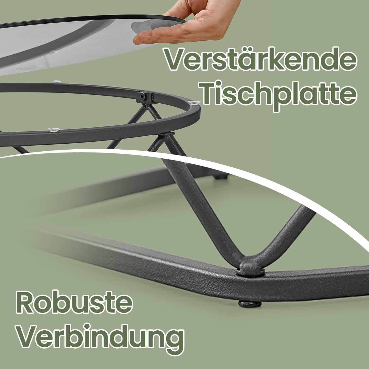 Couchtisch rund, 2er Set, Wohnzimmertisch Couchtisch rund, 2er Set, Wohnzimmertisch