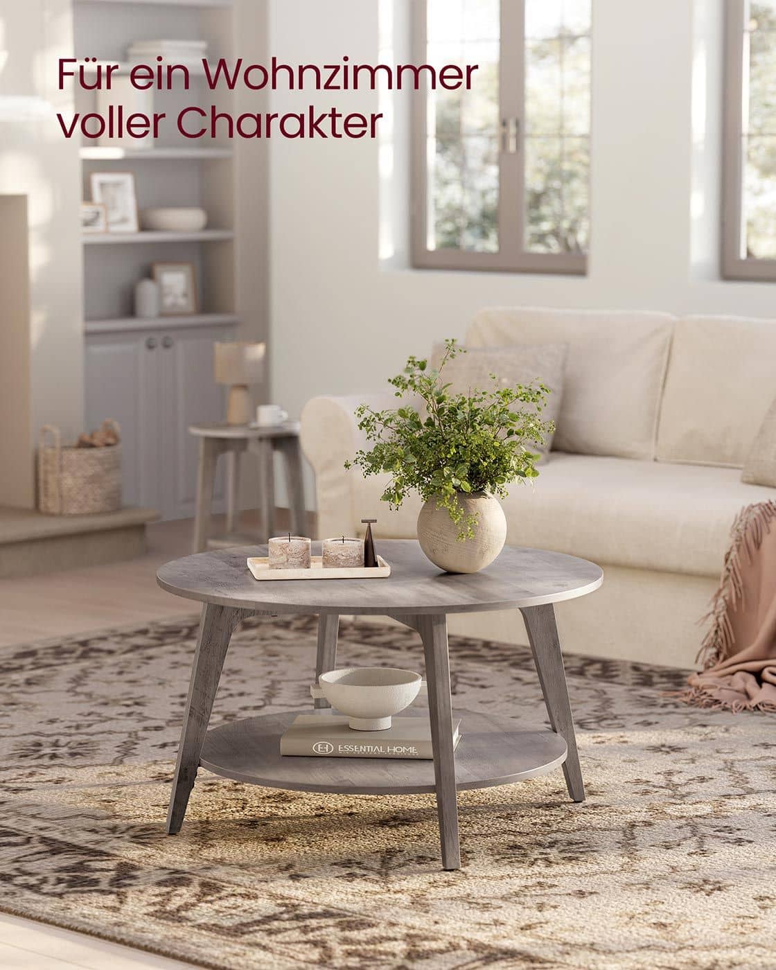 Couchtisch 2 Ebenen einfach zu montieren Couchtisch 2 Ebenen einfach zu montieren