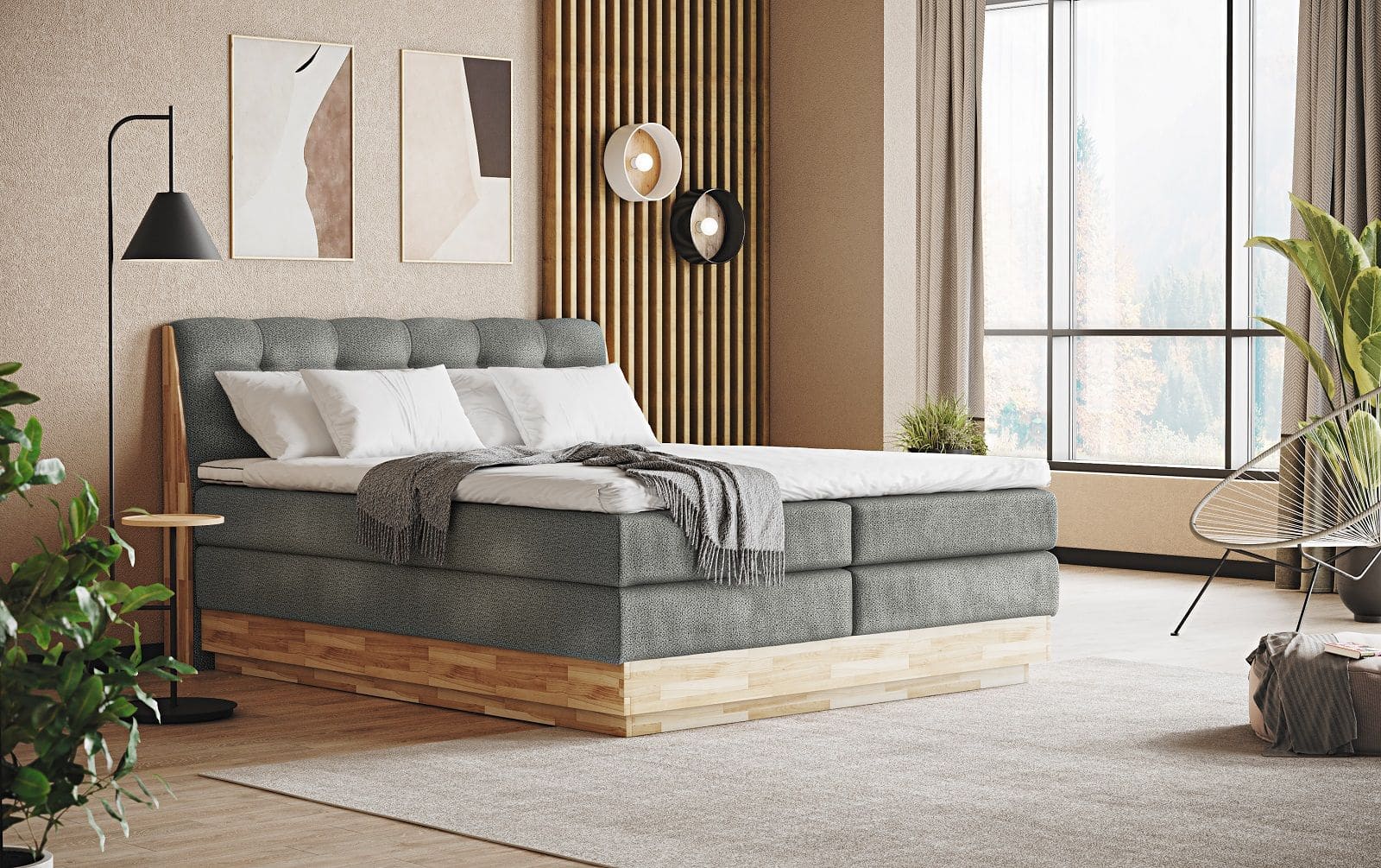 Boxspringbett Melissa Orlando – Cotta Premium Komfort Boxspringbett Melissa Orlando – Cotta Premium Komfort