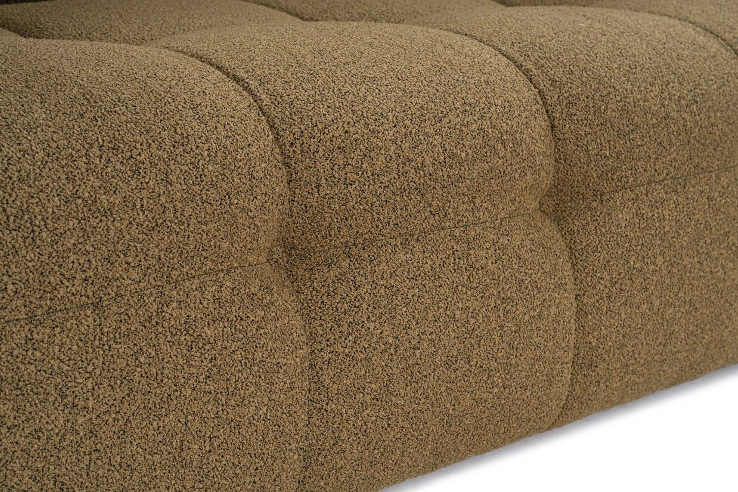 Sofa Cady 2-Sitzer Khaki – Mikrofaser Flock Sofa Cady 2-Sitzer Khaki – Mikrofaser Flock