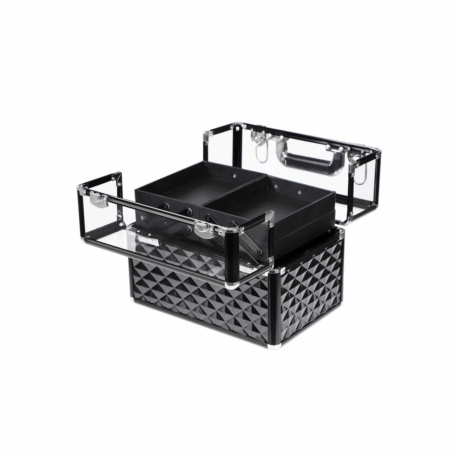 Kosmetikkoffer Schwarz transparent-JBC318B Kosmetikkoffer Schwarz transparent-JBC318B