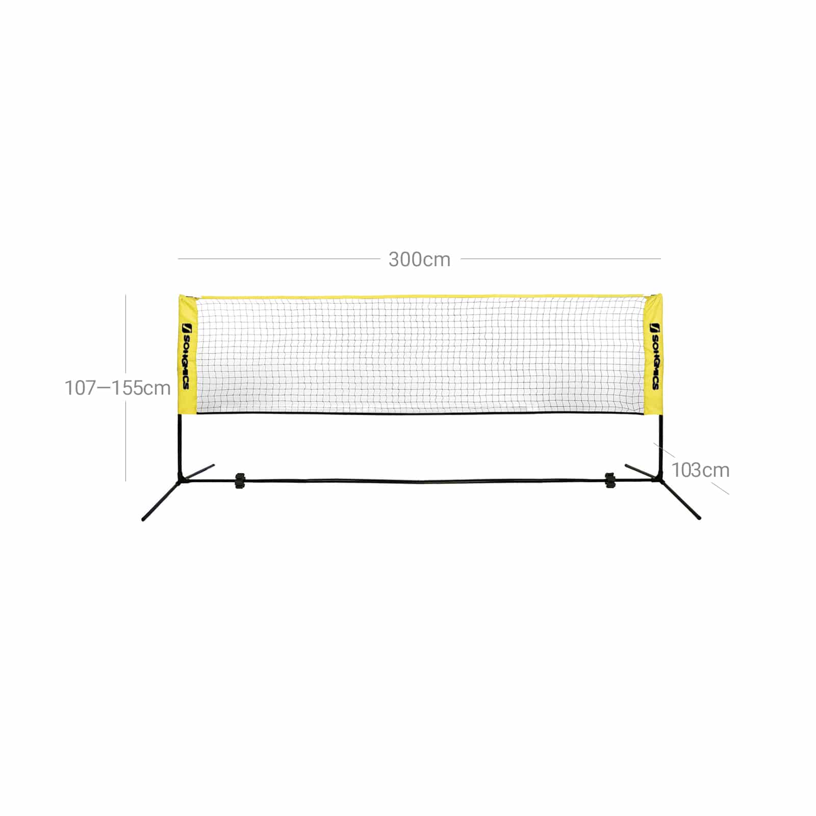 Badmintonnetz Gelb-SYQ300Y