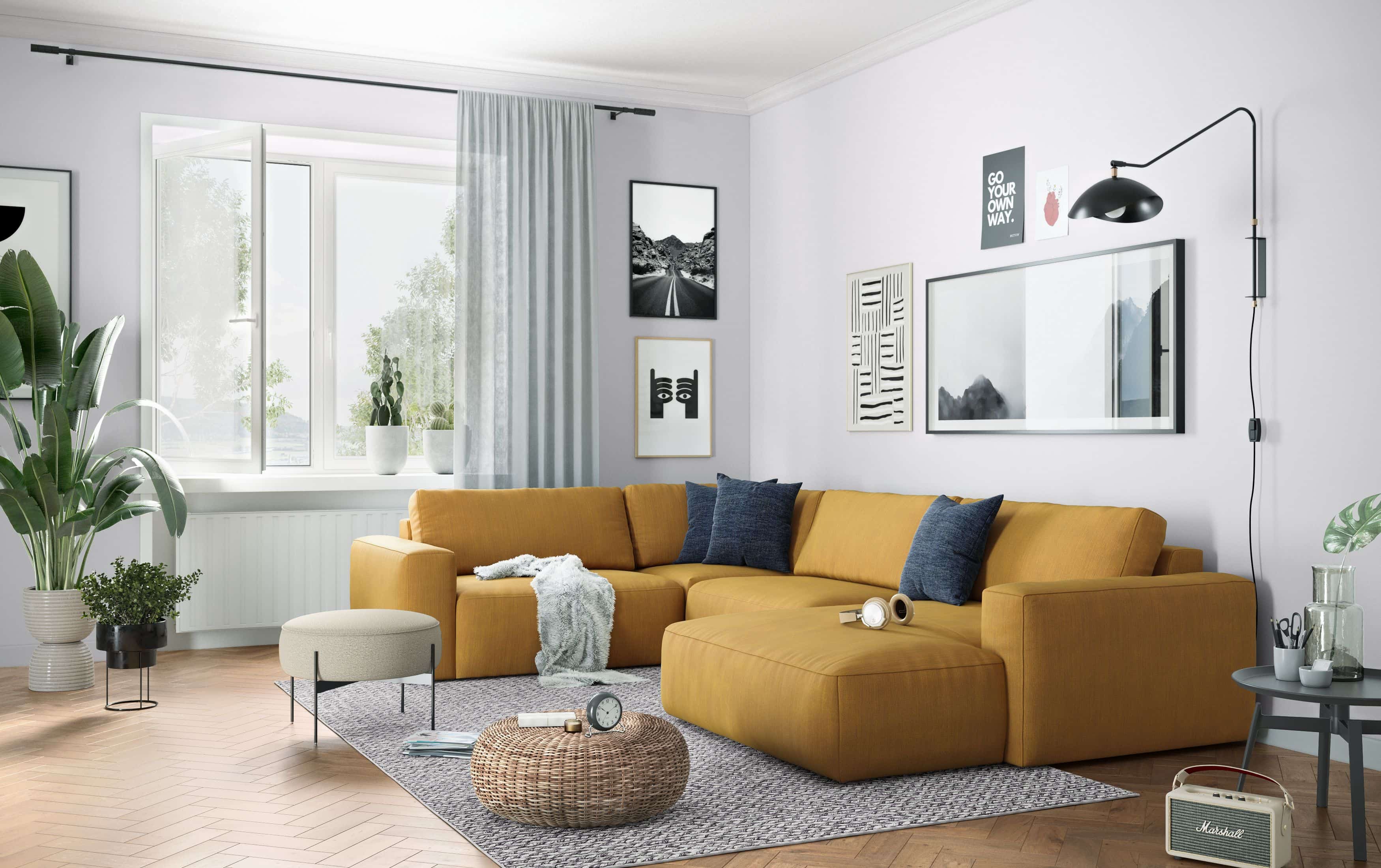Wohnlandschaft U-Form Lasso - Cotta Wohnlandschaft U-Form Lasso - Cotta