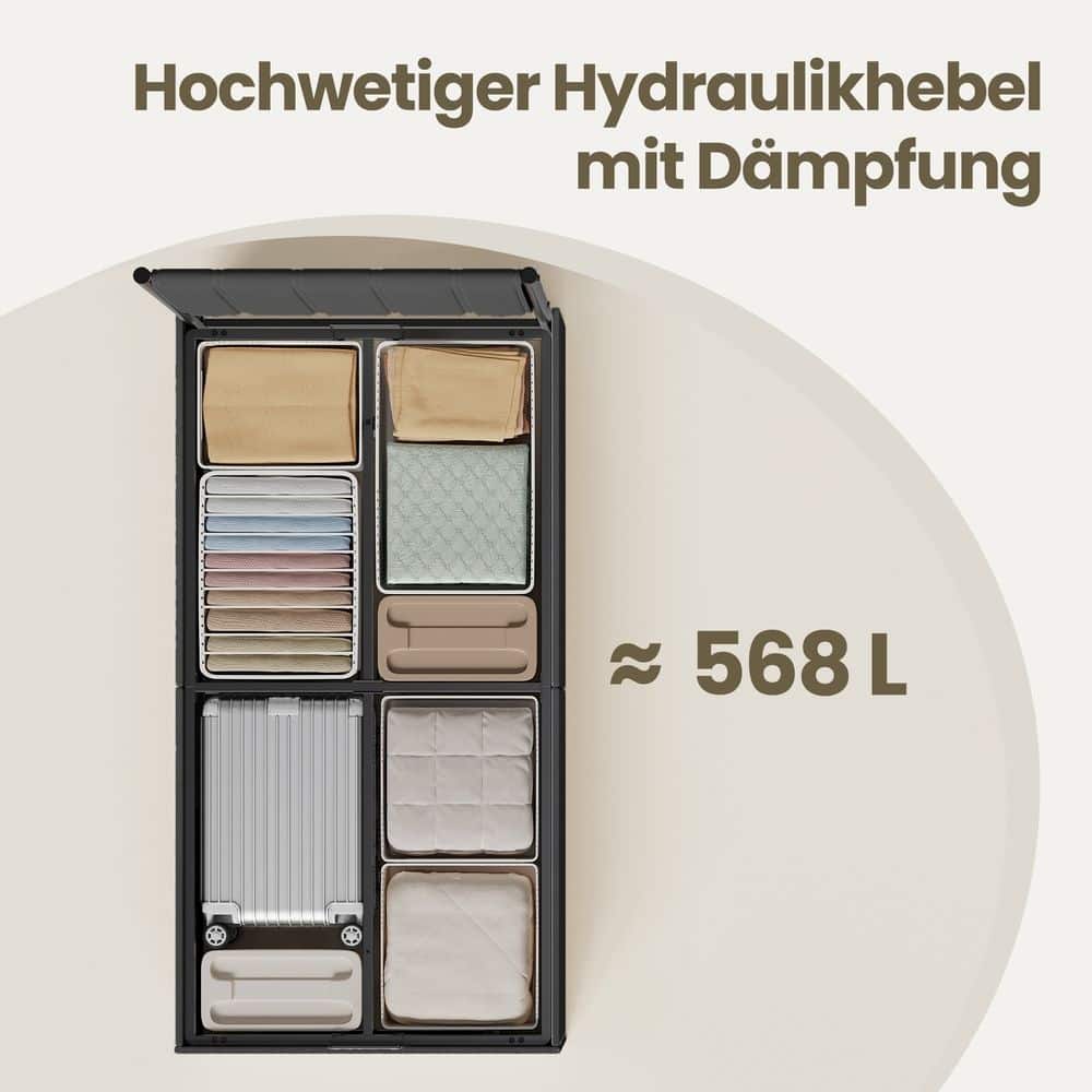 Bettgestell, 90 x 200 cm, hochklappbar Lattenrost