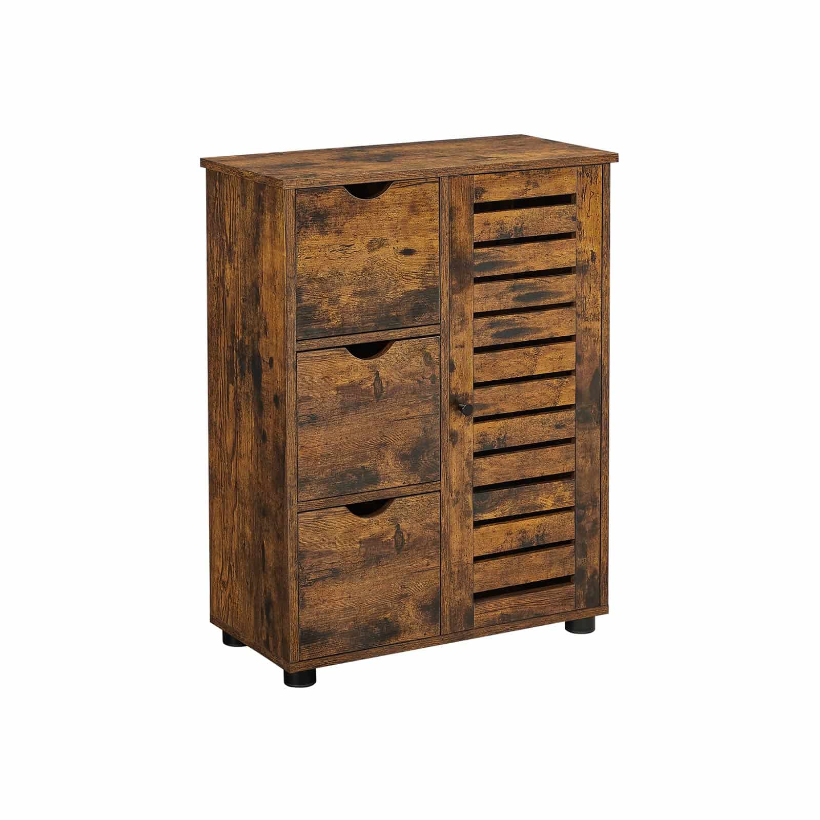 BBK143X01-1 Industriestil Badschrank mit Tür