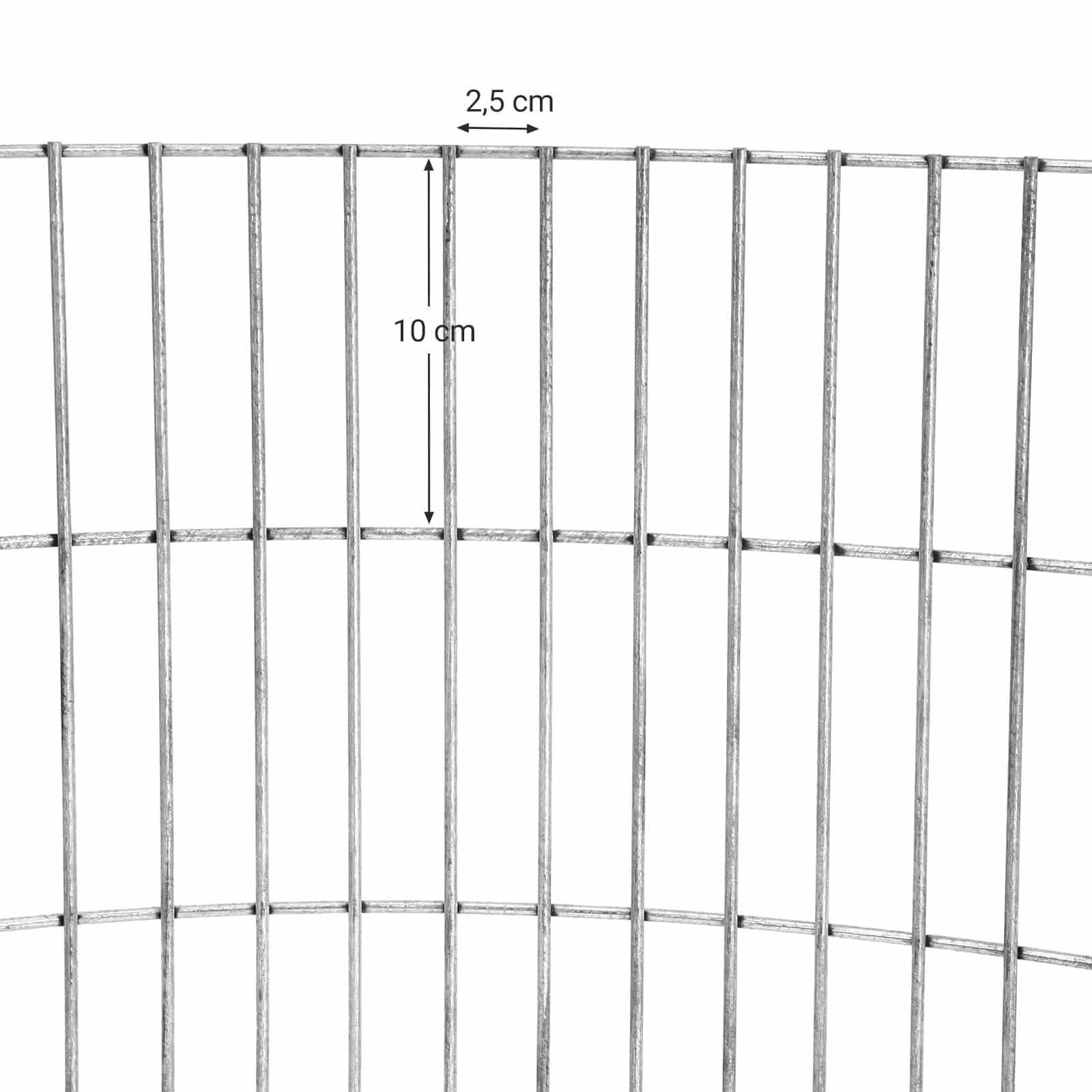 Gabione Ø 90 cm, Höhe 40 cm