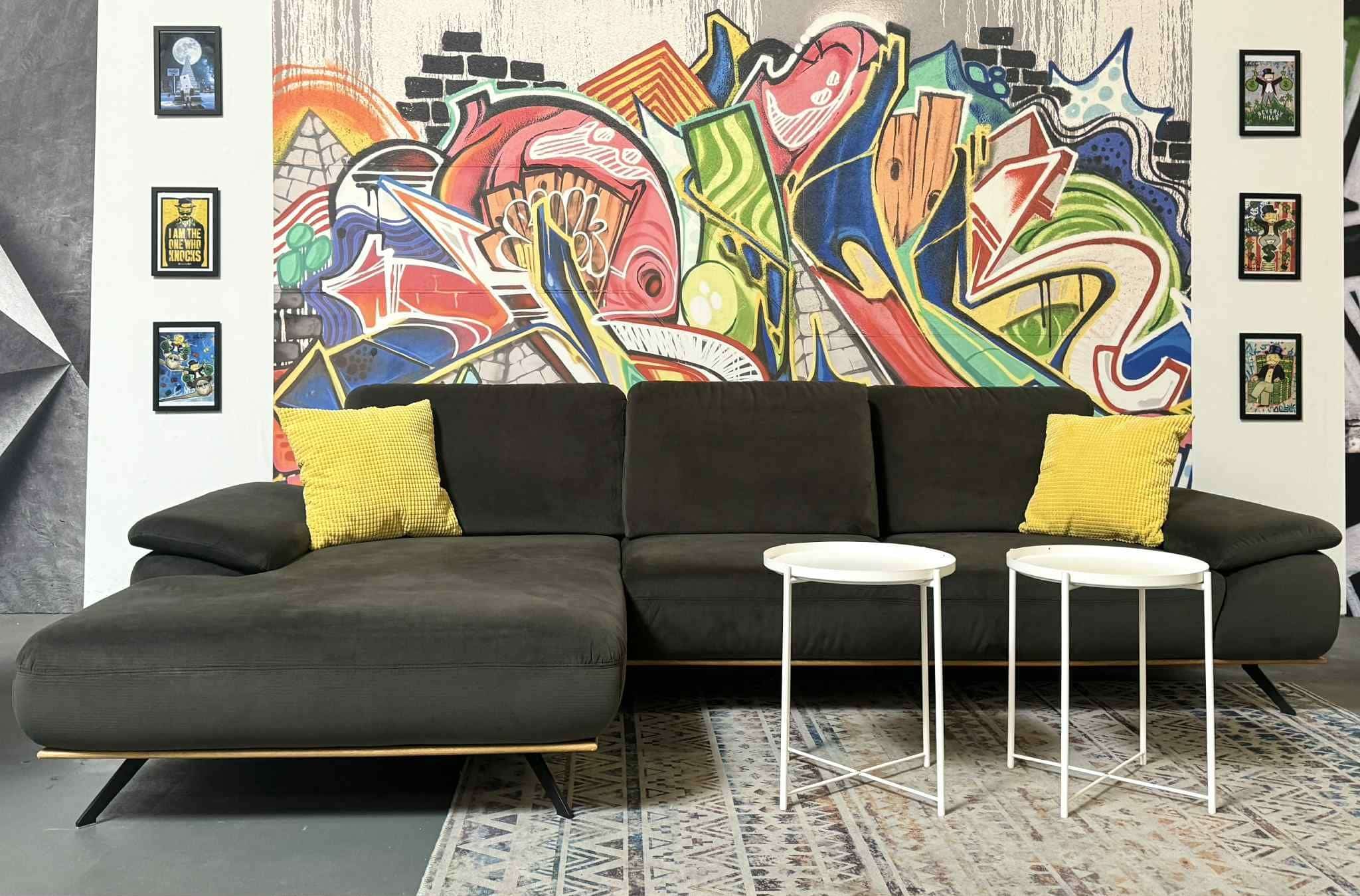 Sofa Saturn Salsa Olive – Zehdenick mit Sitztiefenverstellung