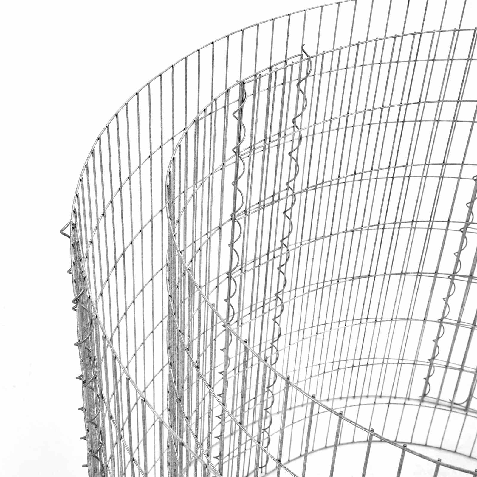 Gabione Ø 90 cm, Höhe 40 cm