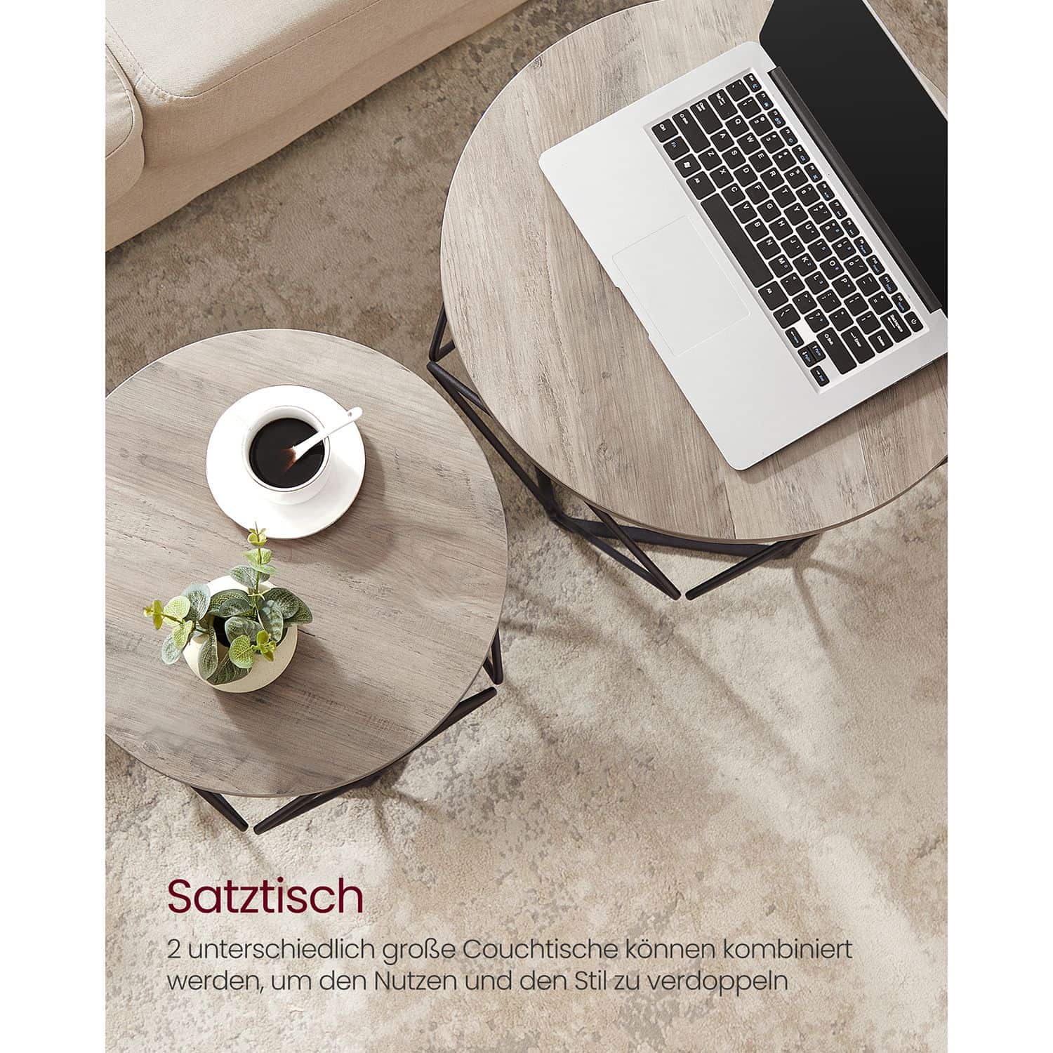 Kleiner Couchtisch 2er Set-B34LET040B02 Kleiner Couchtisch 2er Set-B34LET040B02