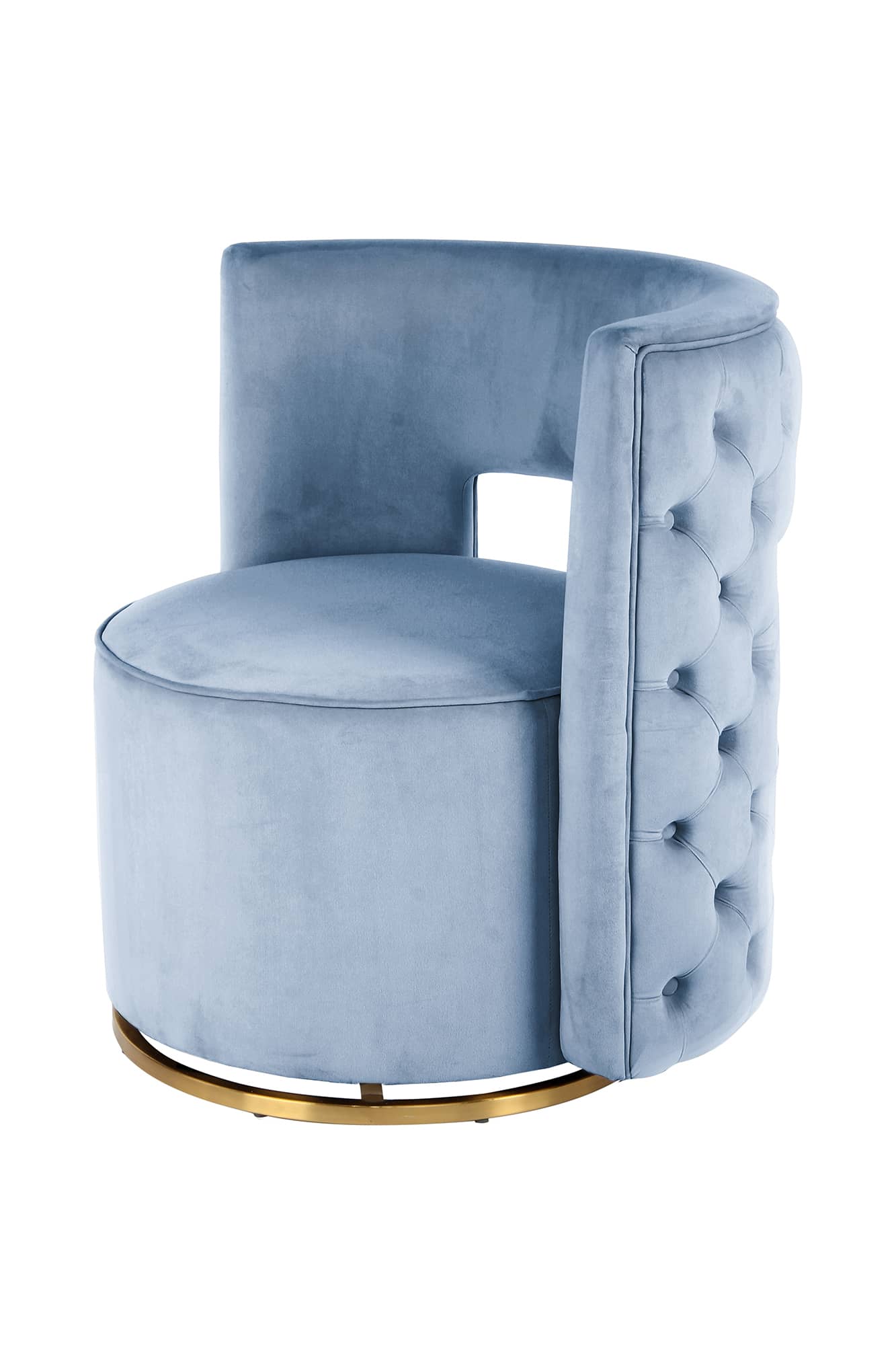 Glamouröser Polsterstuhl – Samtiger Sitzkomfort mit Zierknöpfen & Elegantem Design Glamouröser Polsterstuhl – Samtiger Sitzkomfort mit Zierknöpfen & Elegantem Design