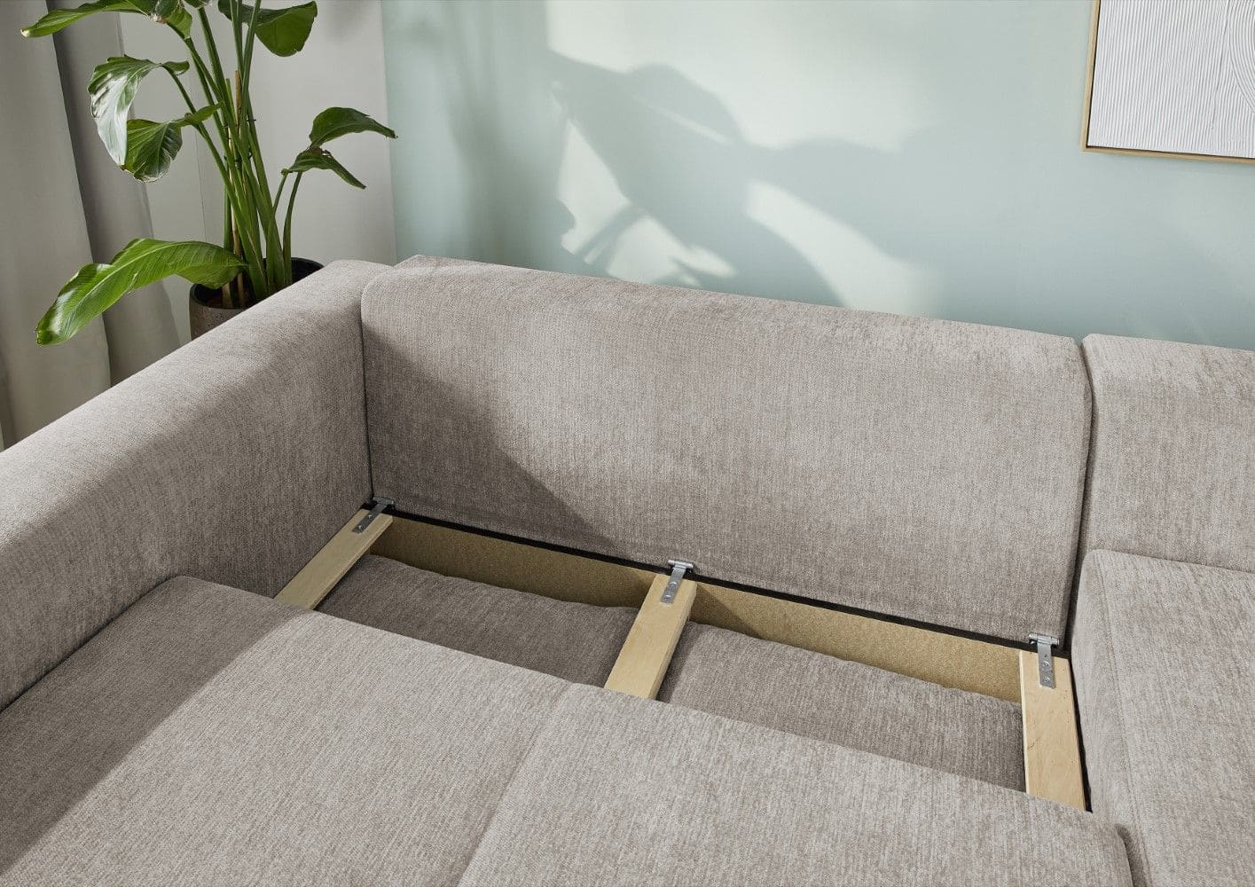 Ecksofa Kampen mit Schlaffunktion & Bettkasten - Flachgewebe - Jockenhöfer Ecksofa Kampen mit Schlaffunktion & Bettkasten - Flachgewebe - Jockenhöfer