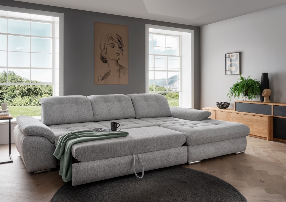 Benformato_Rigatti_2FRFKF-RECBKKF_9753_F06-4 Komfortables Mikrofaser-Sofa Rigatti: Hellgrau