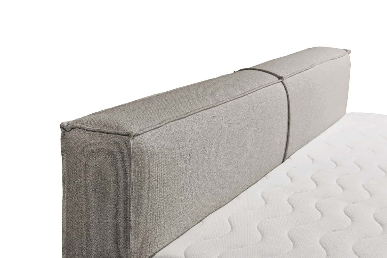 Boxspringbett Sandon 180 x 200 cm Farbe Stone mit Duo Matratze und HR Topper | sofort lieferbar