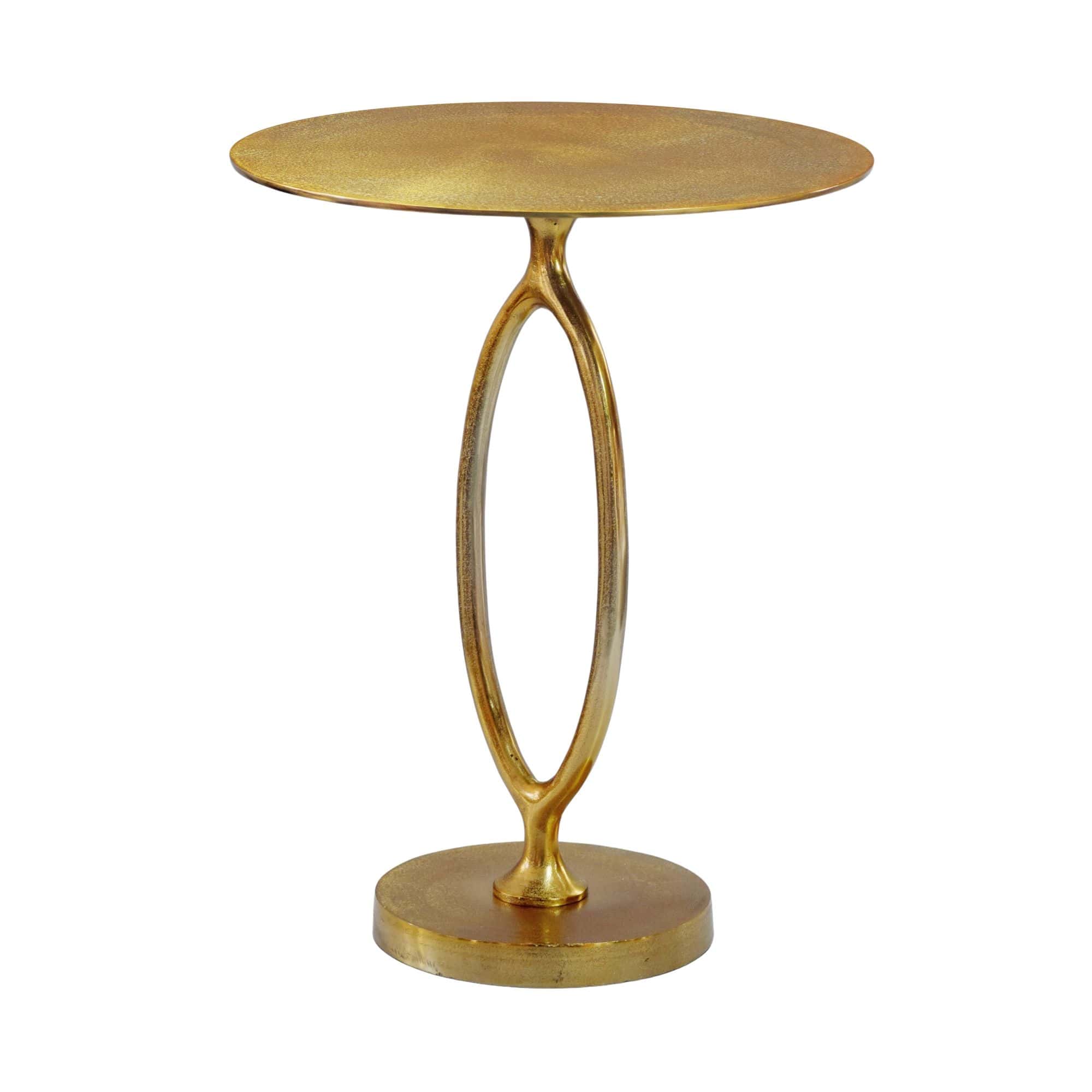 Beistelltisch Aluminium 44cm Rund Gold - Design Metalltisch - Extravaganter Wohnzimmertisch - Moderner Couchtisch Metall - Edler Anstelltisch Handmade Beistelltisch Aluminium 44cm Rund Gold - Design Metalltisch - Extravaganter Wohnzimmertisch - Moderner Couchtisch Metall - Edler Anstelltisch Handmade