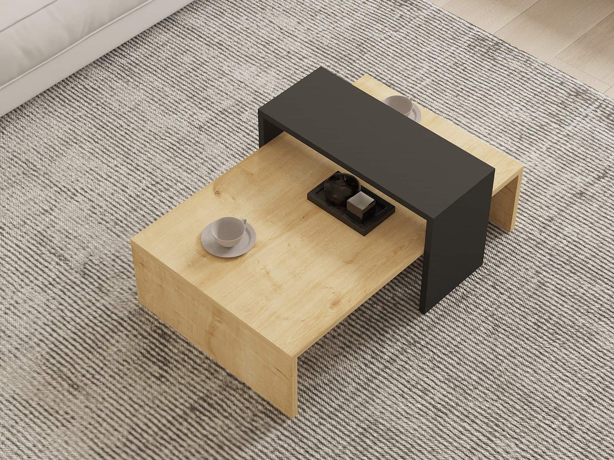 Glow - Sapphire Anthracite - Couchtisch