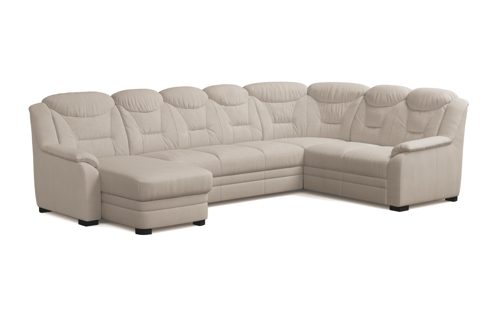 Wohnlandschaft Marcus mit Schlaffunktion & Bettkasten - Cotta