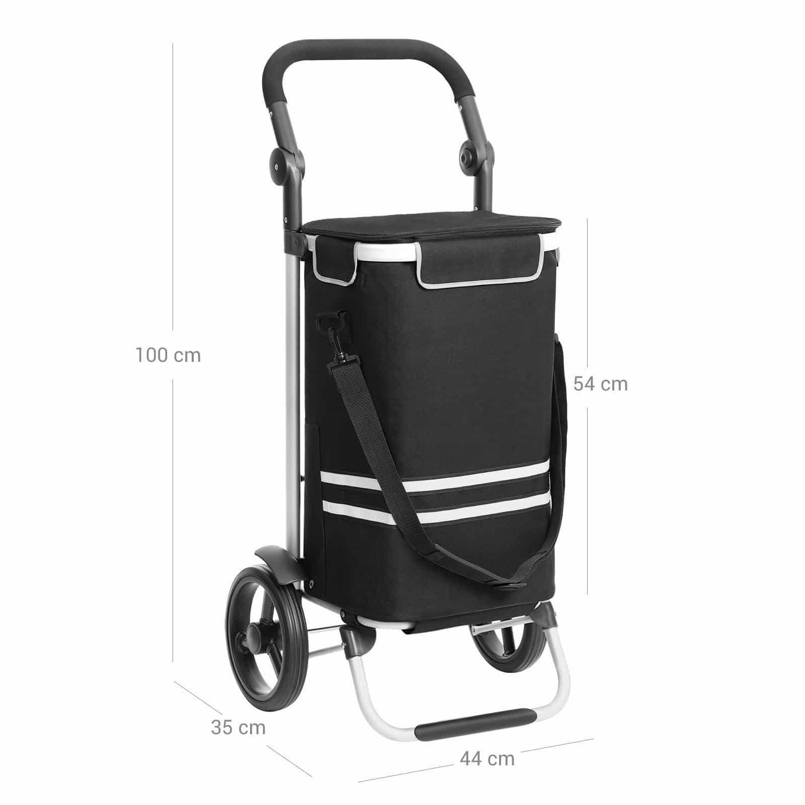 Einkaufstrolley 35 L Schwarz-B34KST03BK Einkaufstrolley 35 L Schwarz-B34KST03BK