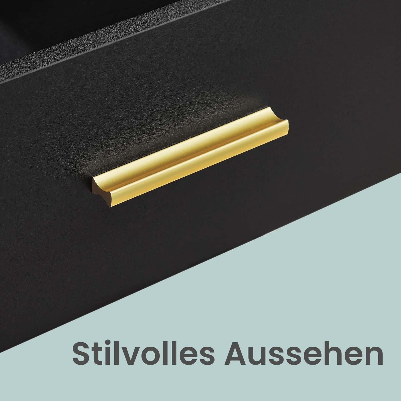 Beistelltisch mit Schubladen, 2er Set, Nachttisch aus Holz