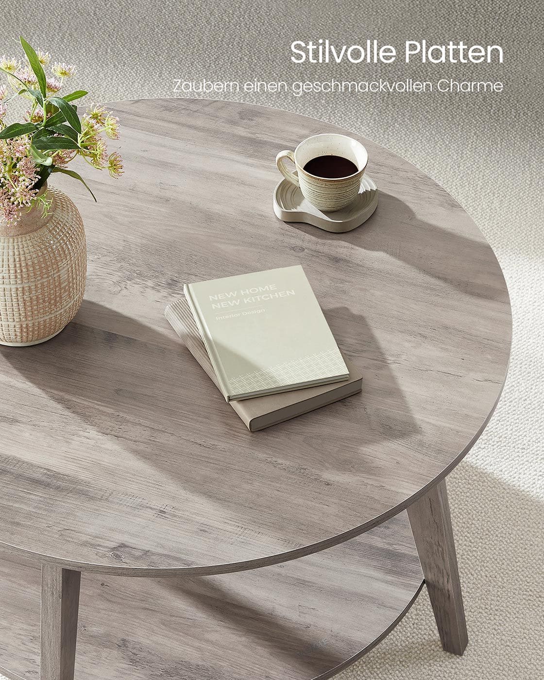 Couchtisch 2 Ebenen einfach zu montieren Couchtisch 2 Ebenen einfach zu montieren