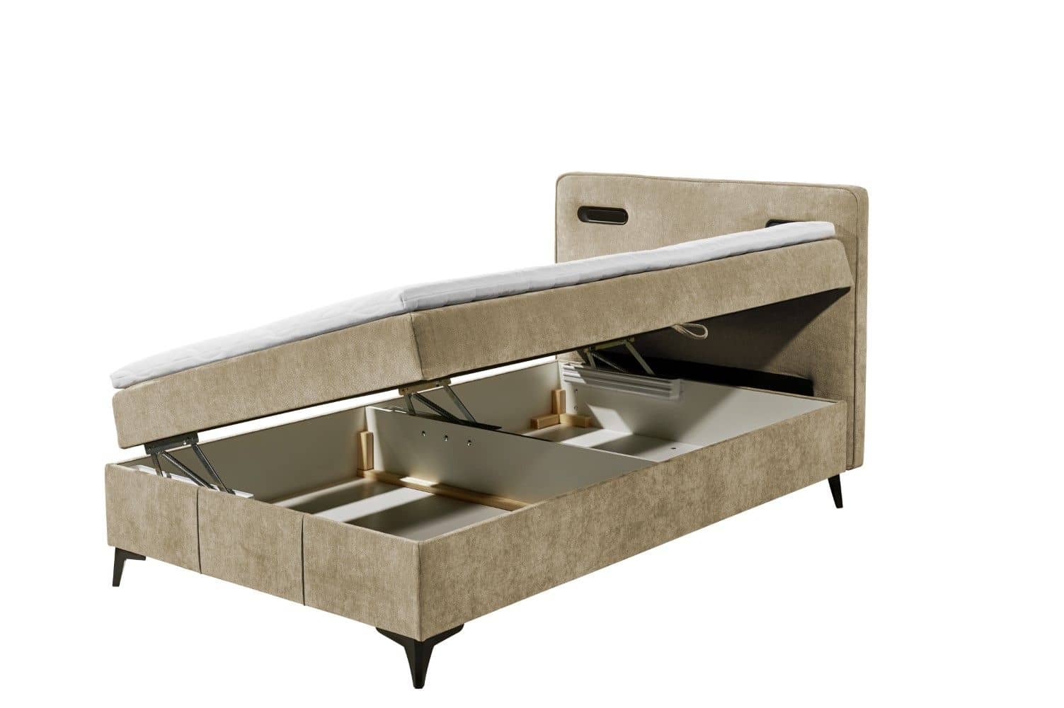 Boxbett Altea 120×200 – ED Exciting Design | Holms | Bettkasten |LED Beleuchtung