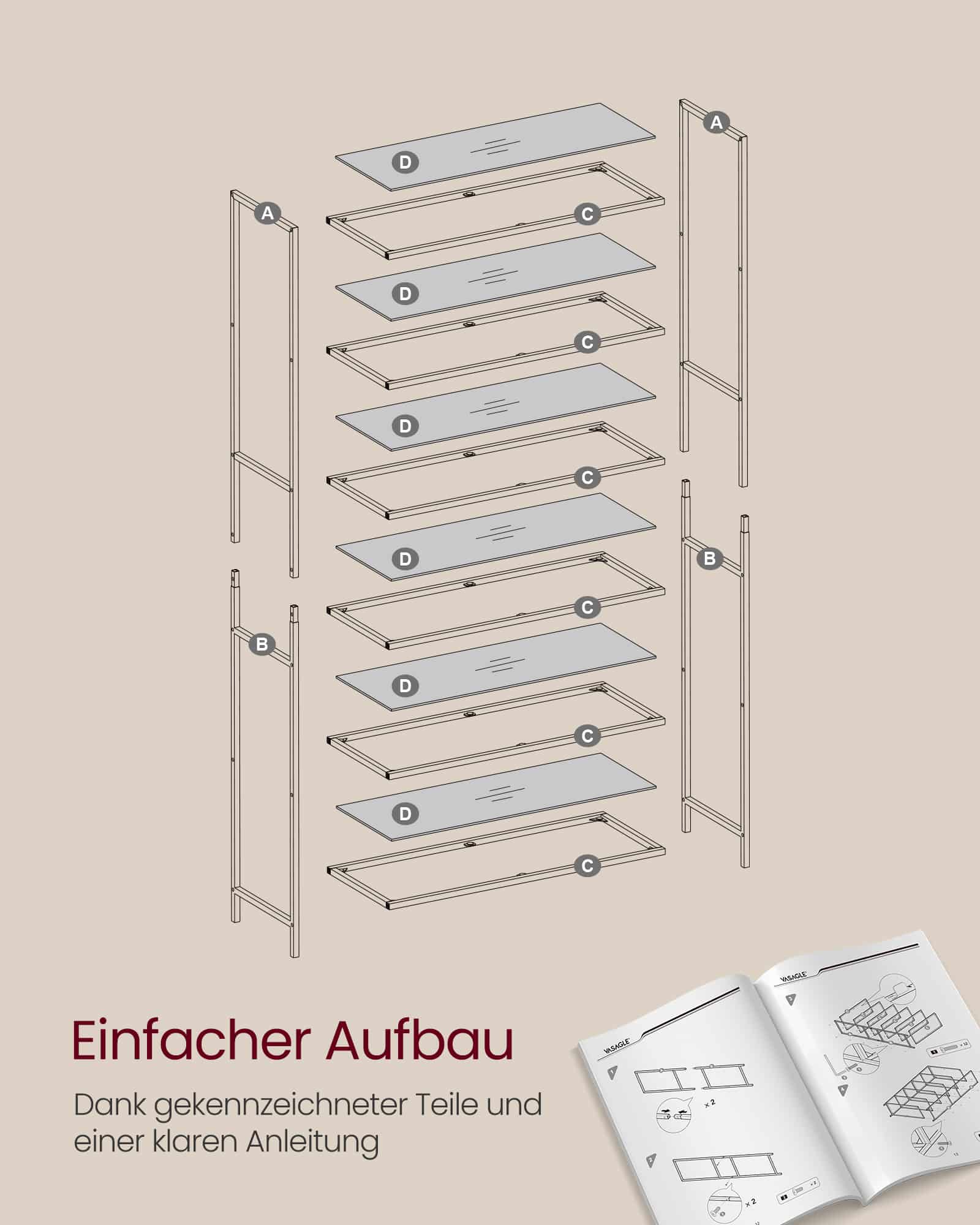 Badregal gehärtetes Glas transparent-metallisches Gold Badregal gehärtetes Glas transparent-metallisches Gold