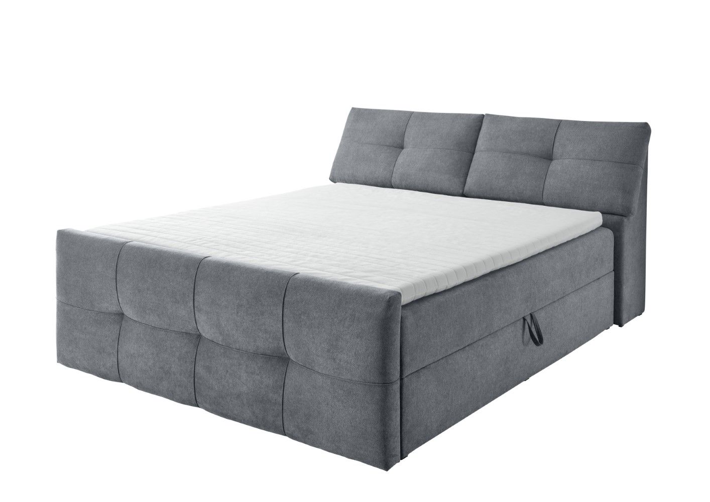 Boxspringbett Redmond Uran mit Stauraum von ED Exciting Design Boxspringbett Redmond Uran mit Stauraum von ED Exciting Design