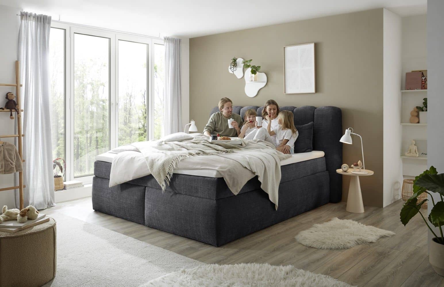 Boxspringbett Gibsons 180x200 cm | 200x200 cm Cremona – Ed Exciting Design Boxspringbett Gibsons 180x200 cm | 200x200 cm Cremona – Ed Exciting Design