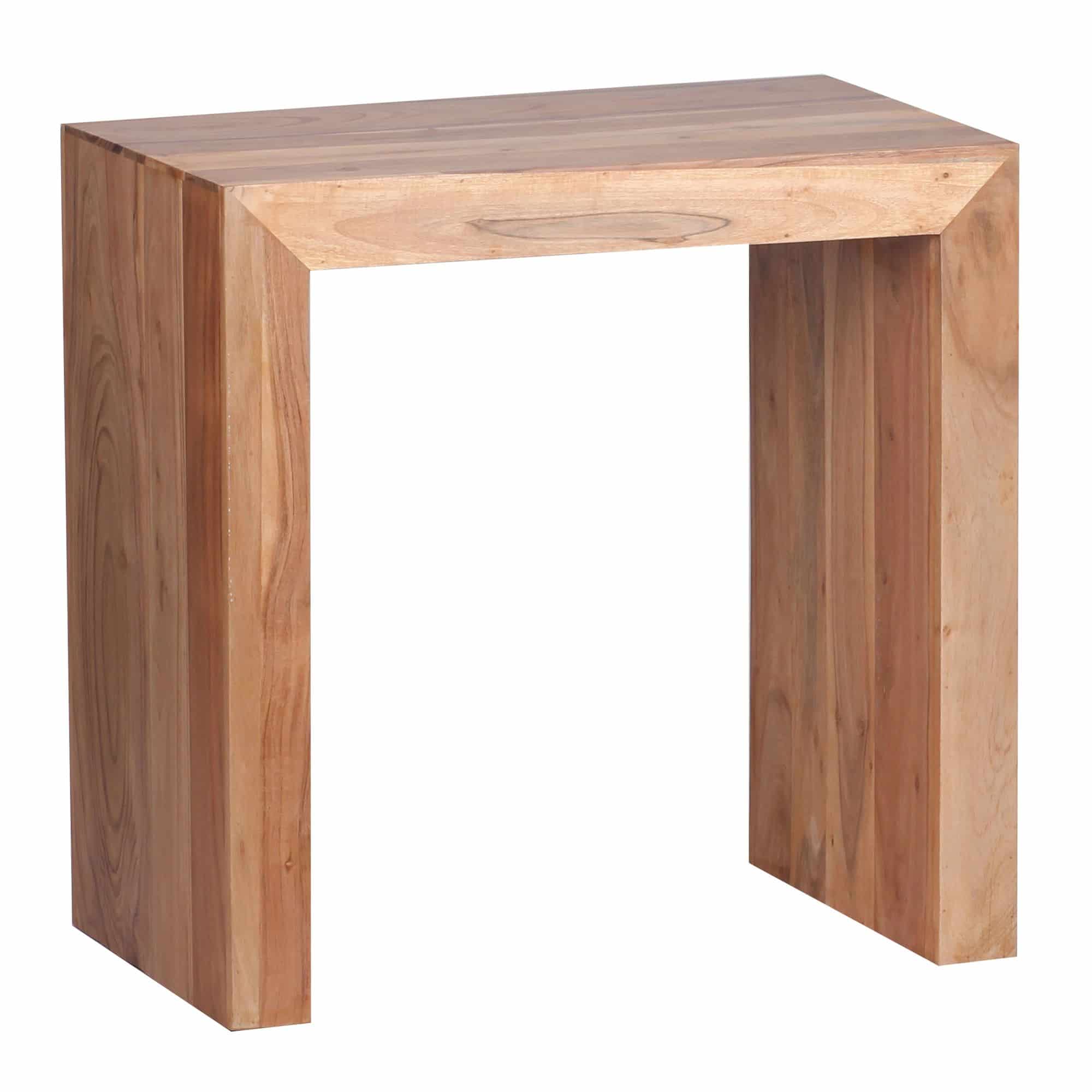 Beistelltisch MUMBAI Massiv-Holz Akazie 60 x 35 cm Wohnzimmer-Tisch Design dunkel-braun Landhaus-Stil Couchtisch Beistelltisch MUMBAI Massiv-Holz Akazie 60 x 35 cm Wohnzimmer-Tisch Design dunkel-braun Landhaus-Stil Couchtisch