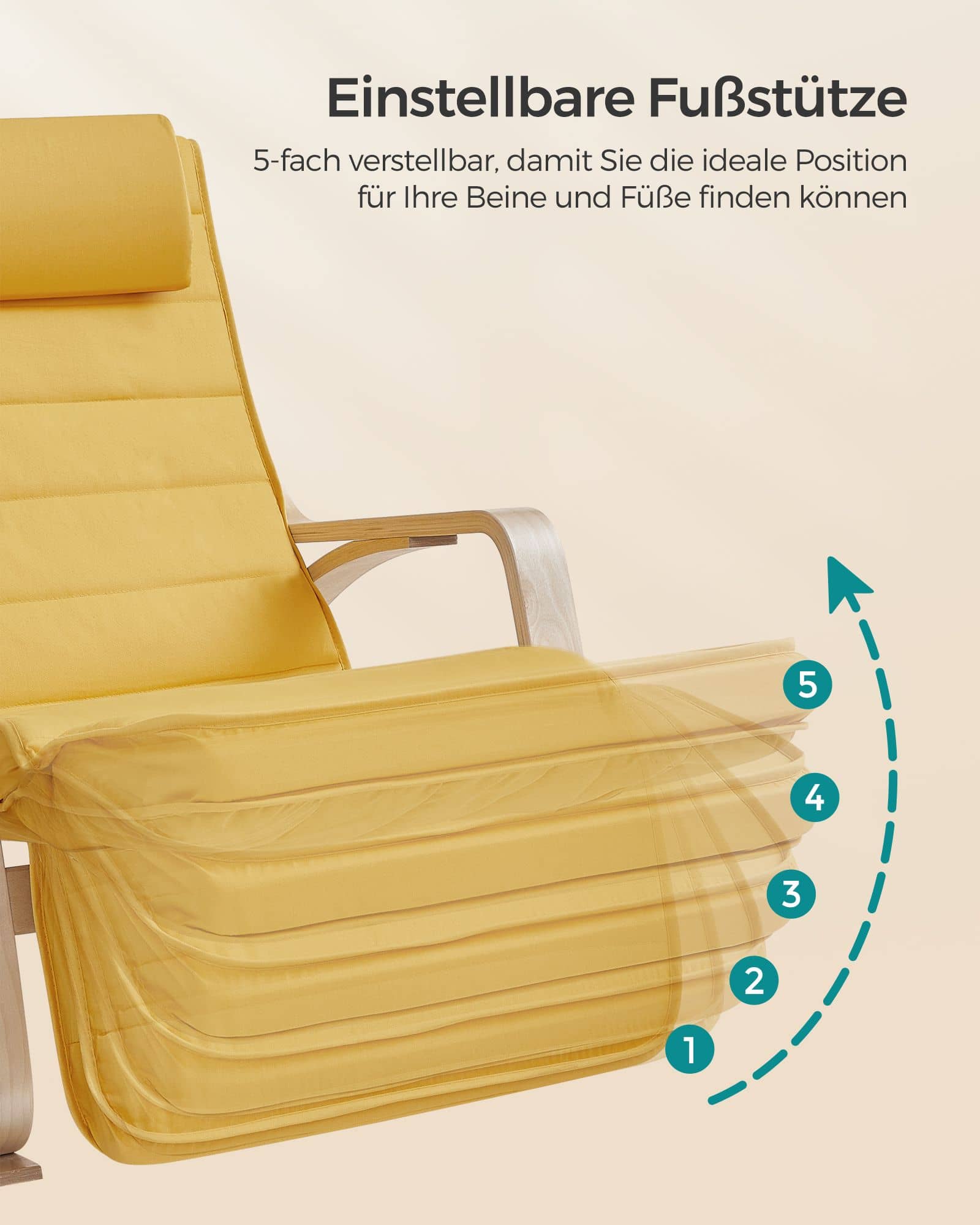 Schaukelstuhl mit Armlehnen aus Birkenholz pastellgelb-naturfarben-LYY010Y01 Schaukelstuhl mit Armlehnen aus Birkenholz pastellgelb-naturfarben-LYY010Y01