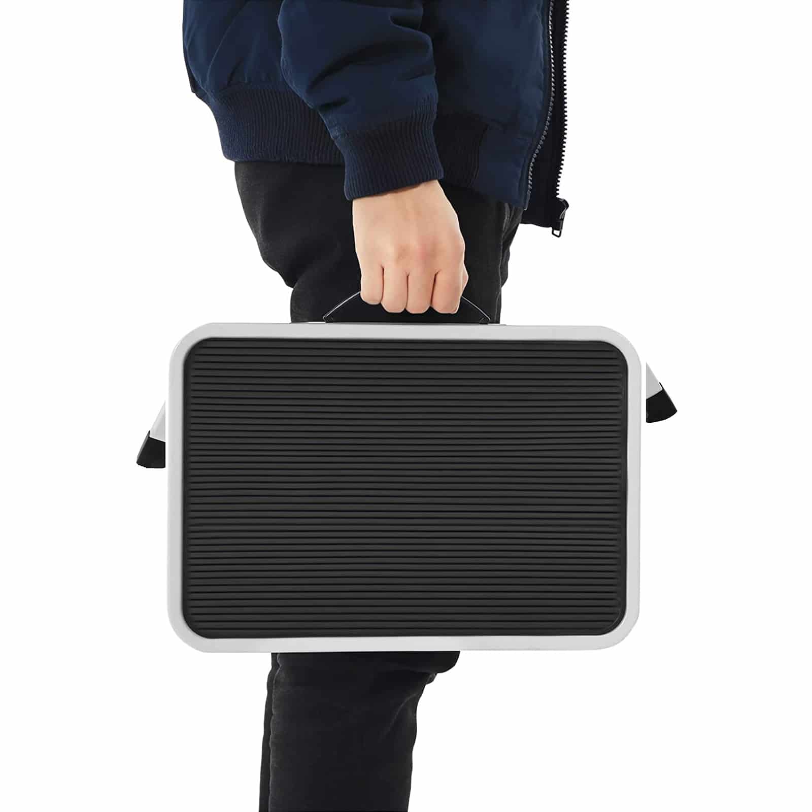 Klapptritt mit Anti-Rutsch-Matte-B34GSL01WT Klapptritt mit Anti-Rutsch-Matte-B34GSL01WT